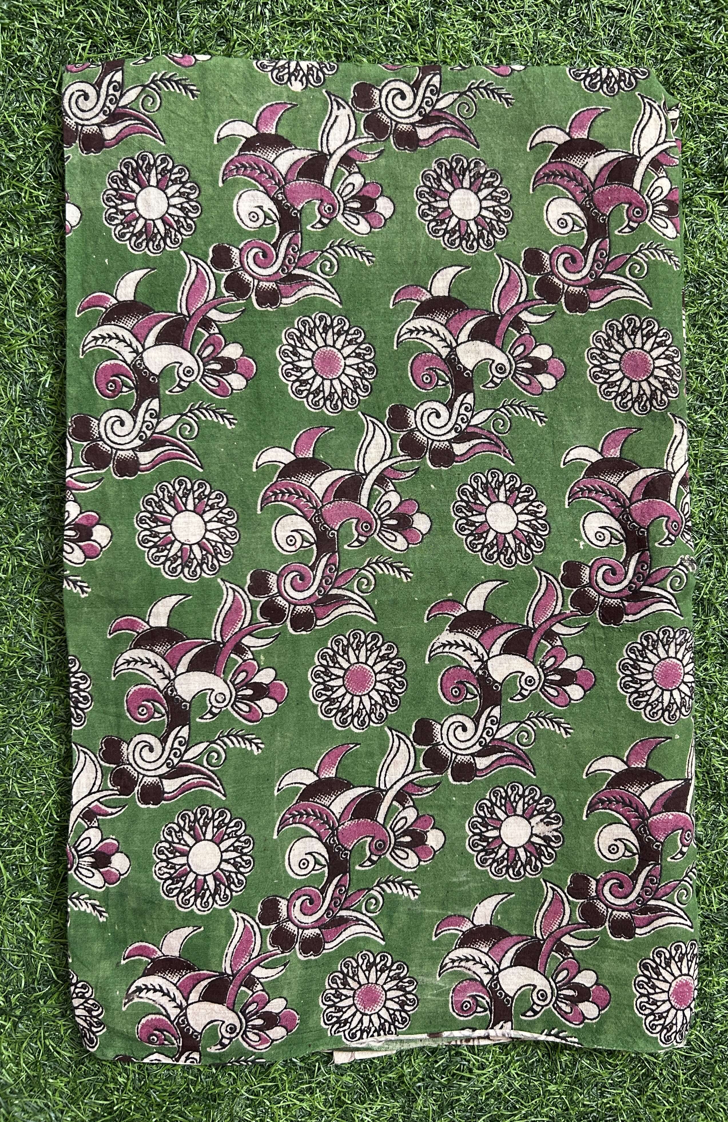 Kalamkari Cotton Screen Print Dupatta- KSPCD-M136