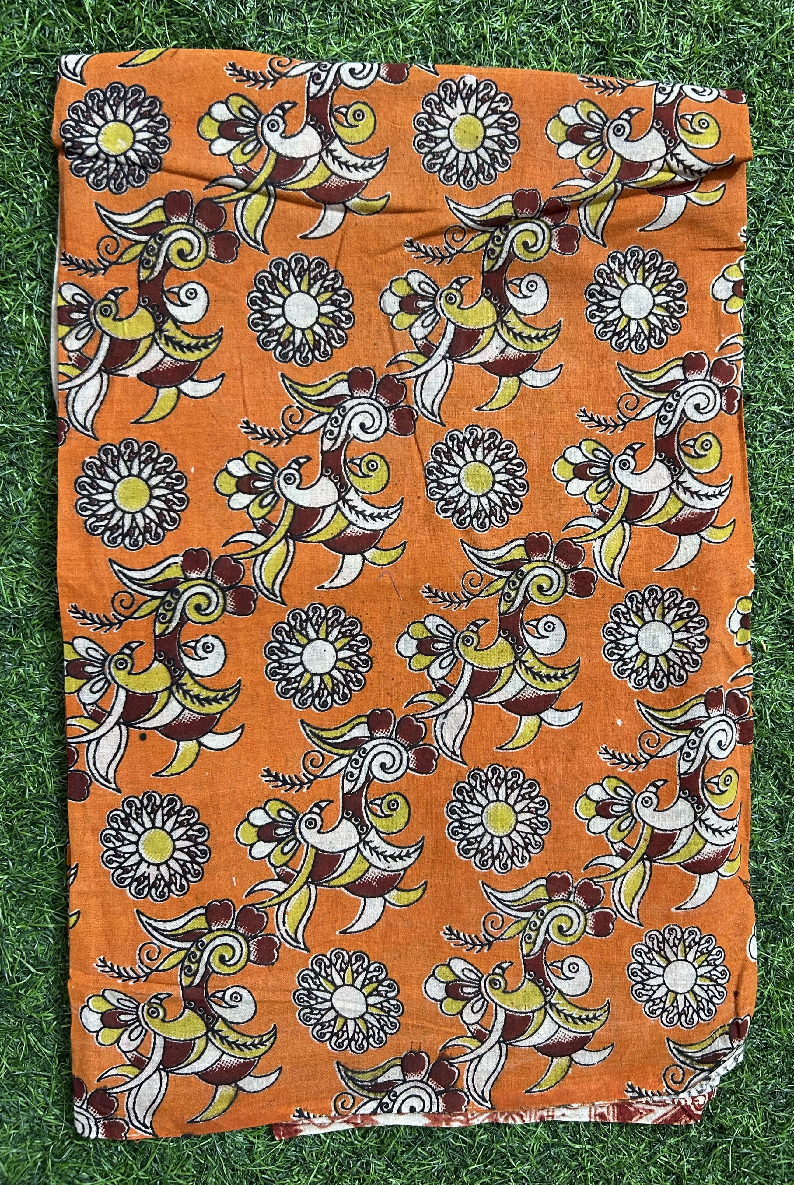 Kalamkari Cotton Screen Print Dupatta- KSPCD-M137