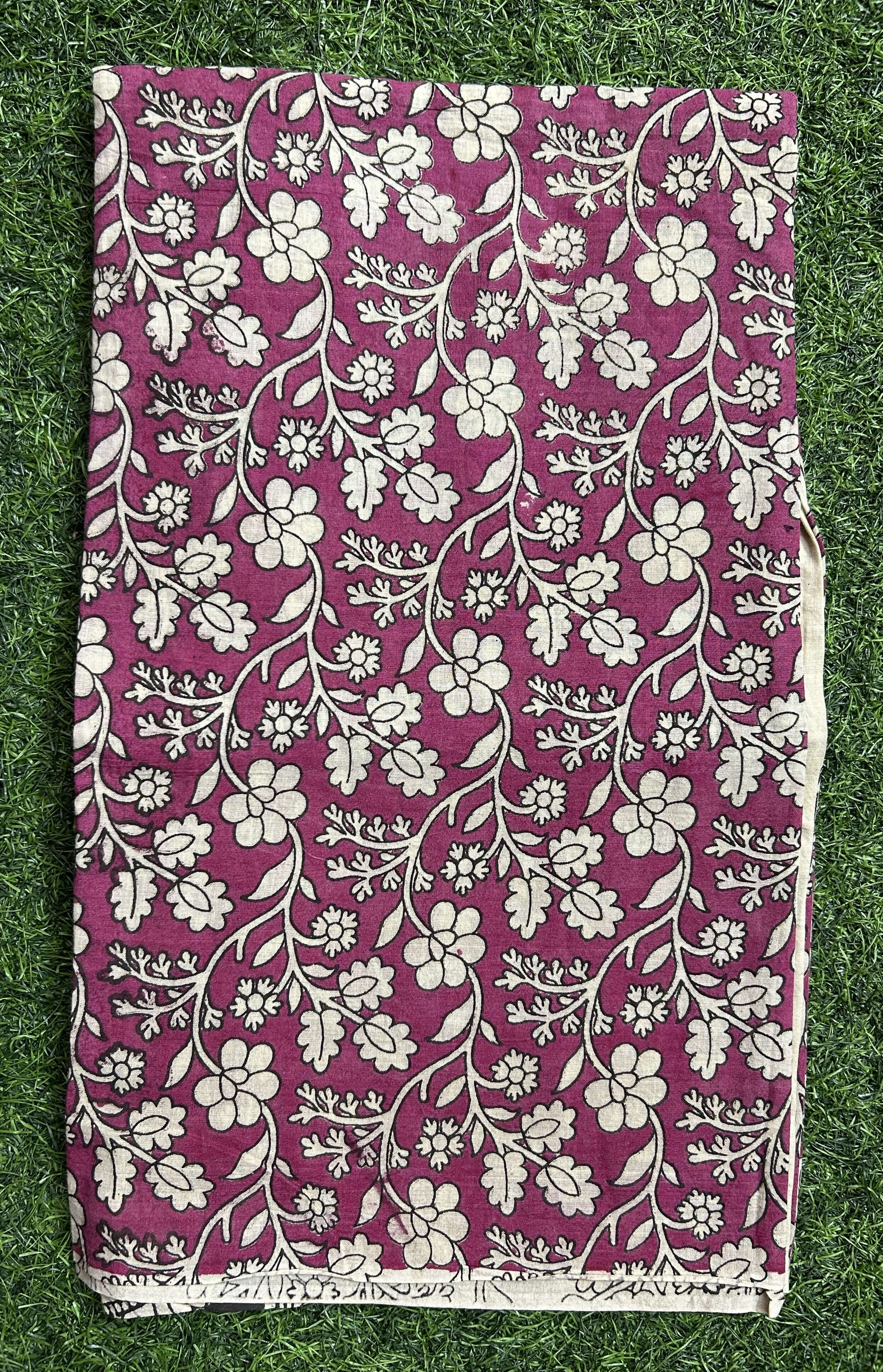 Kalamkari Cotton Screen Print Dupatta- KSPCD-M138