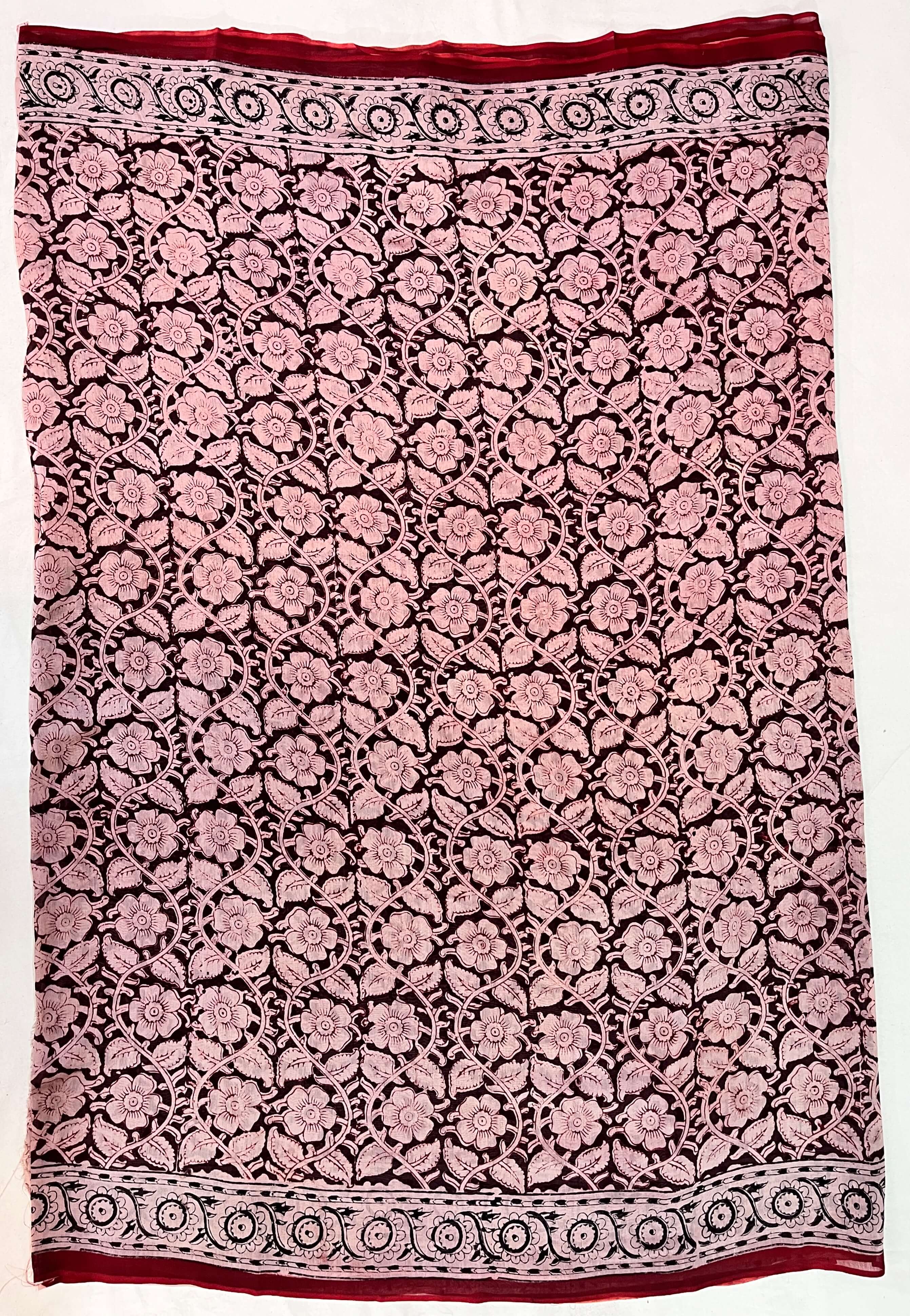 Kalamkari Chanderi Silk Saree-KCHAN-M028