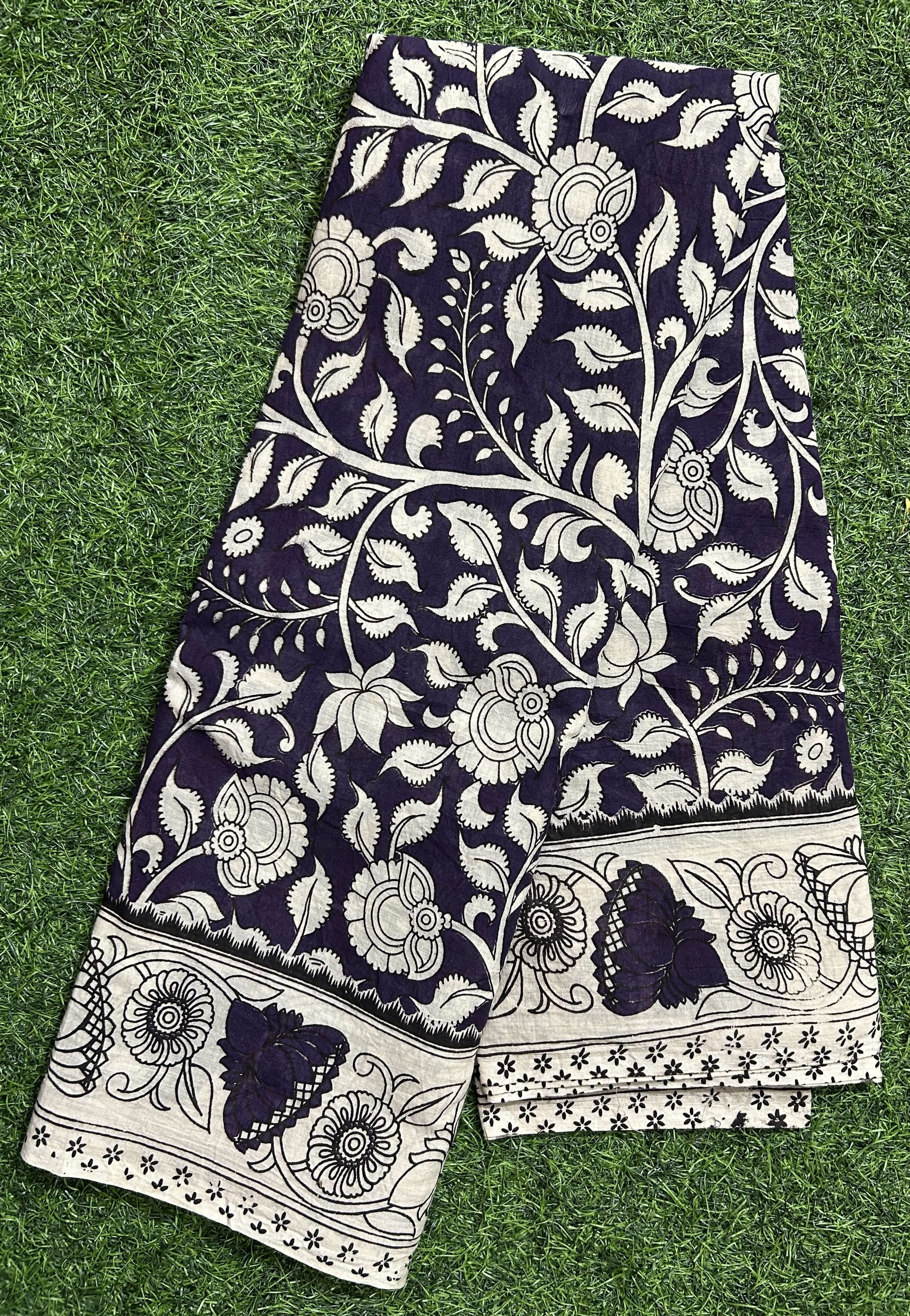 Kalamkari Cotton Saree – KCS-M627