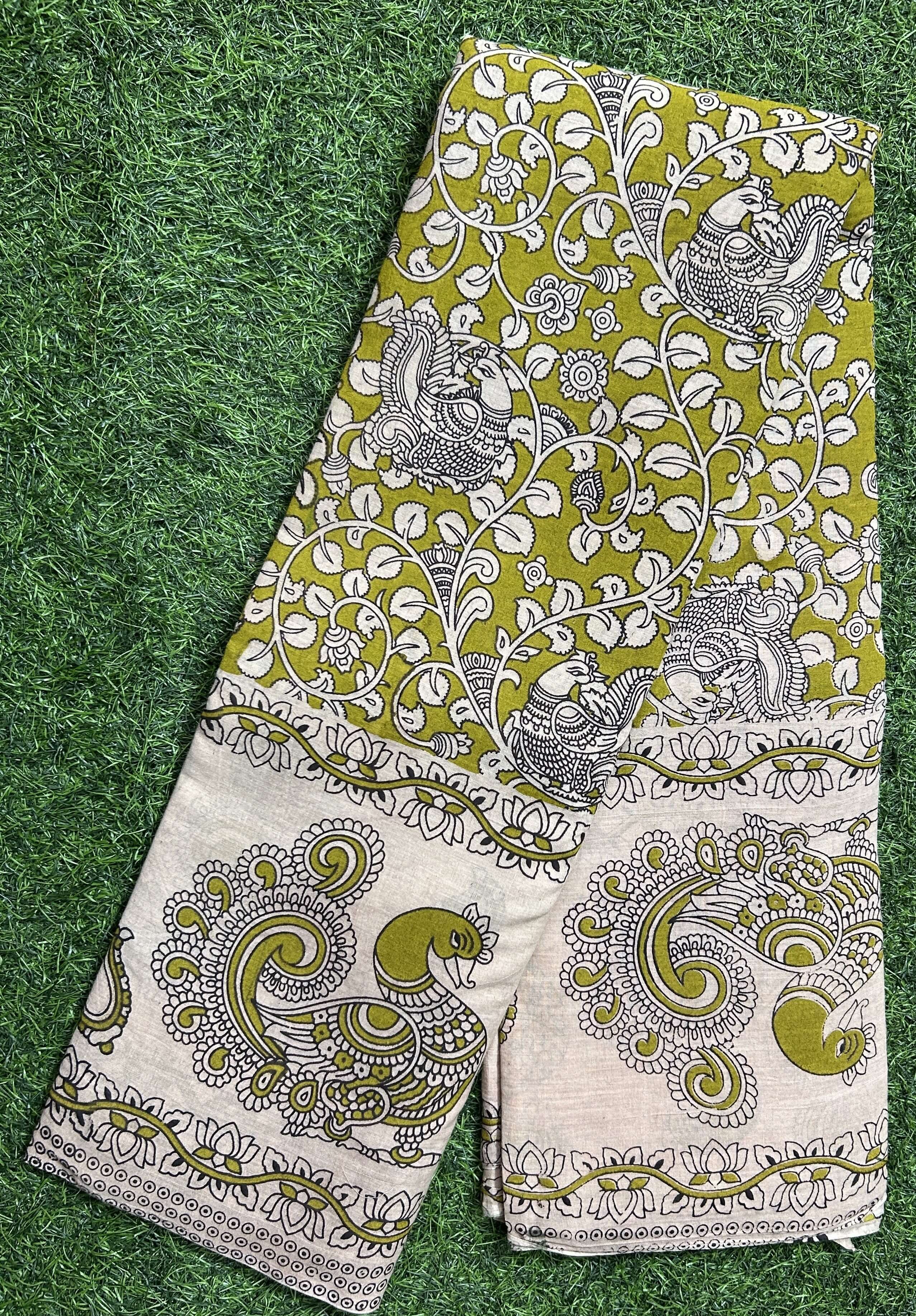 Kalamkari Cotton Saree – KCS-M626