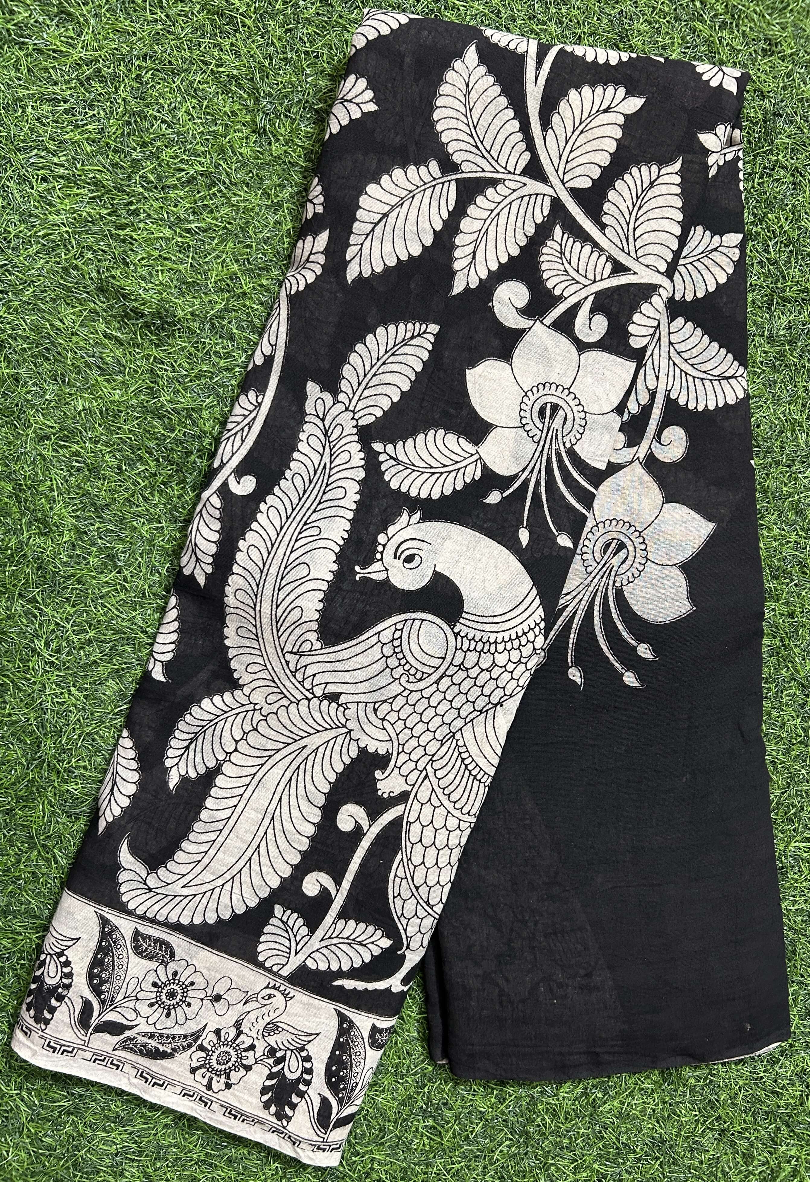 Kalamkari Cotton Saree – KCS-M628