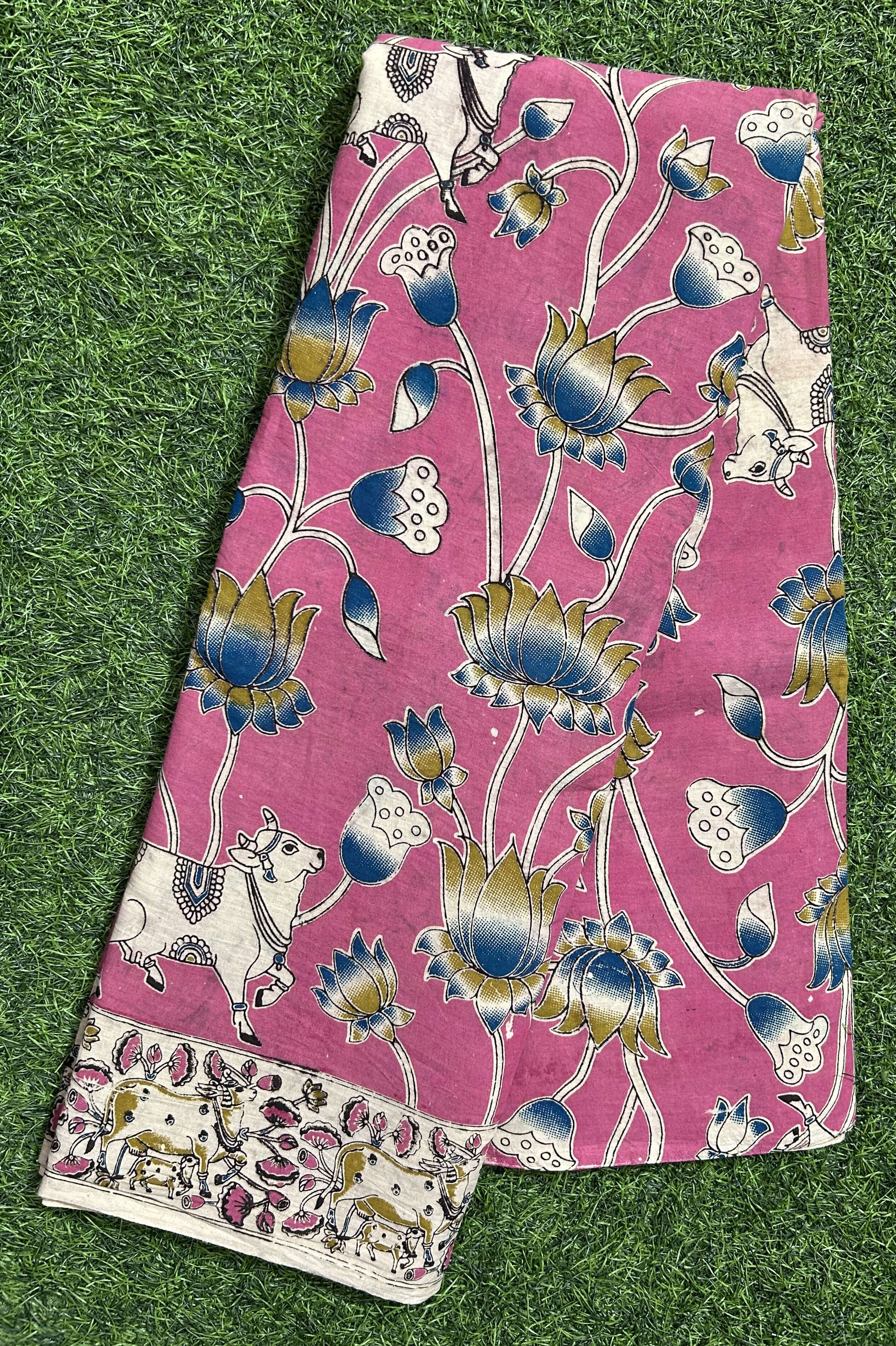 Kalamkari Cotton Saree – KCS-M630