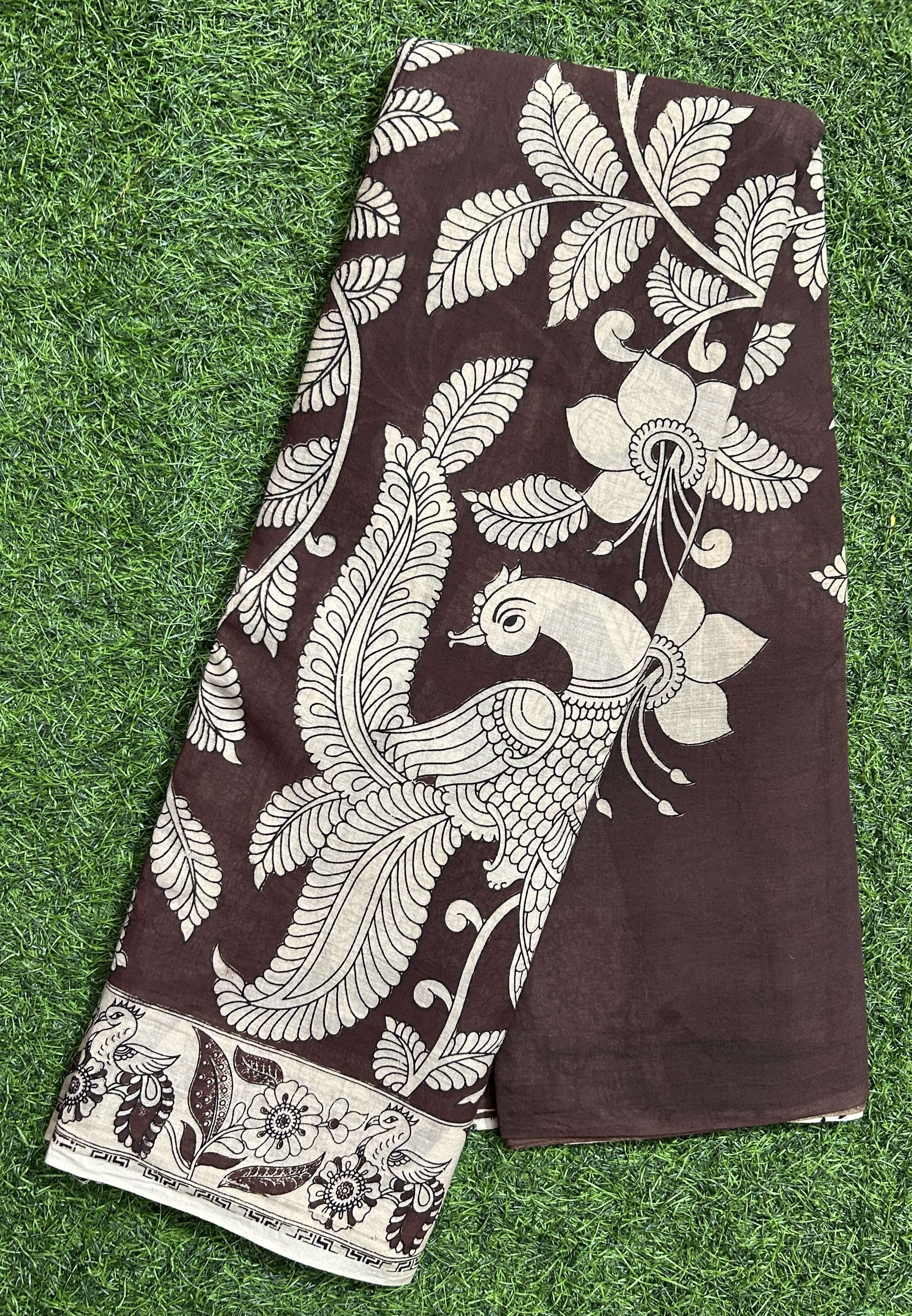 Kalamkari Cotton Saree – KCS-M632