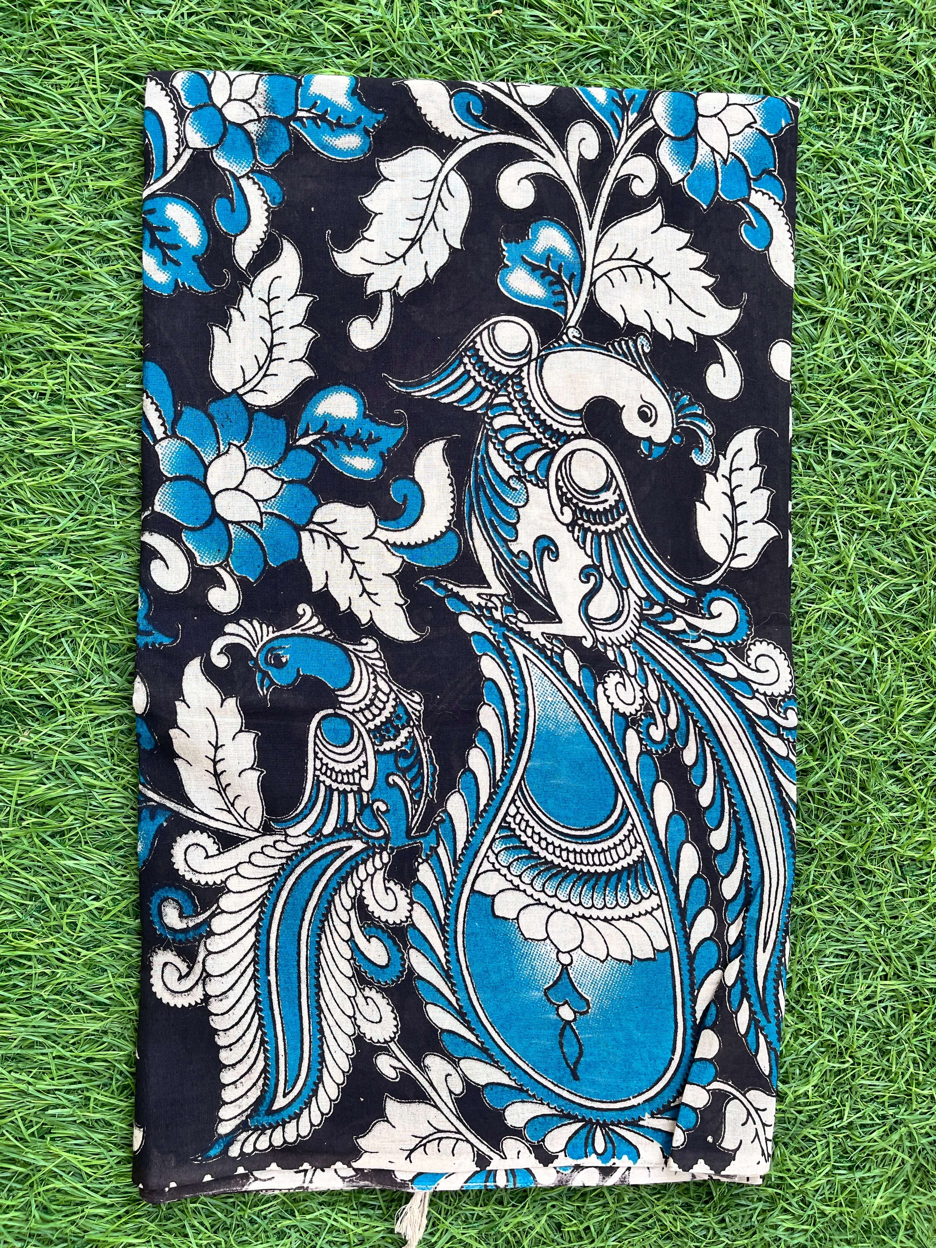 Silk Kalamkari Dupatta- SKD-N-M178