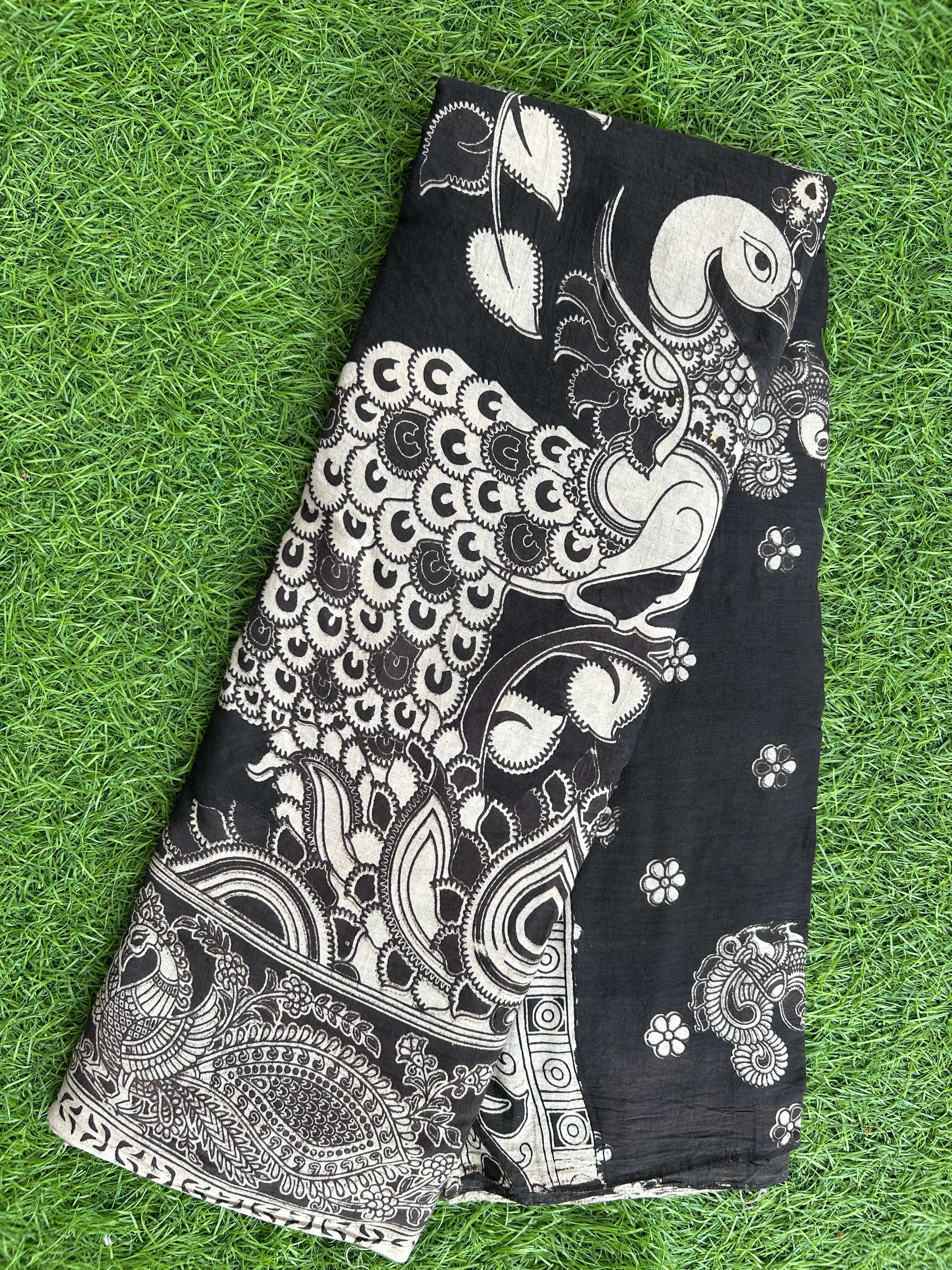 Kalamkari Cotton Saree – KCS-M474