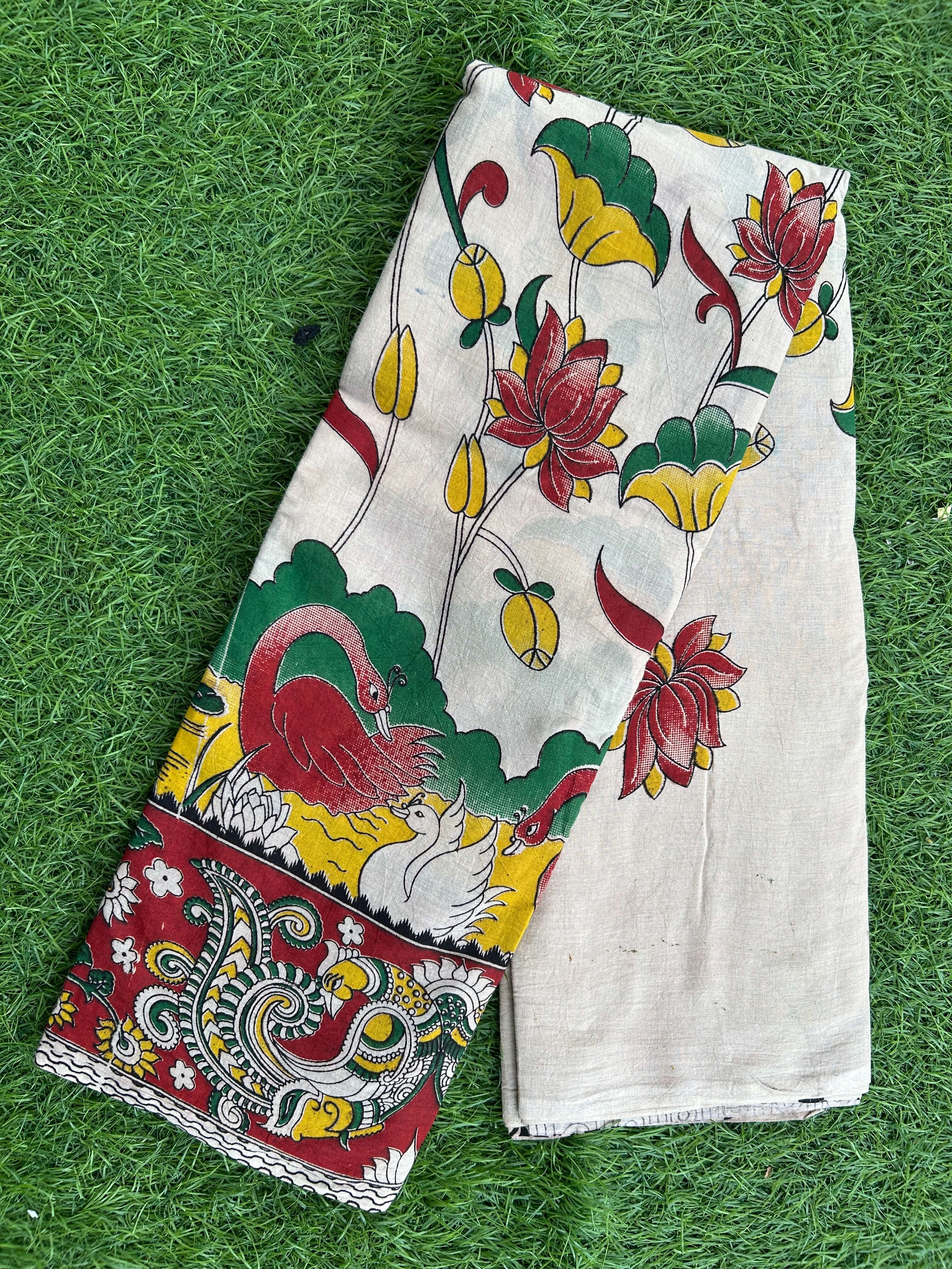 Kalamkari Cotton Saree – KCS-M488