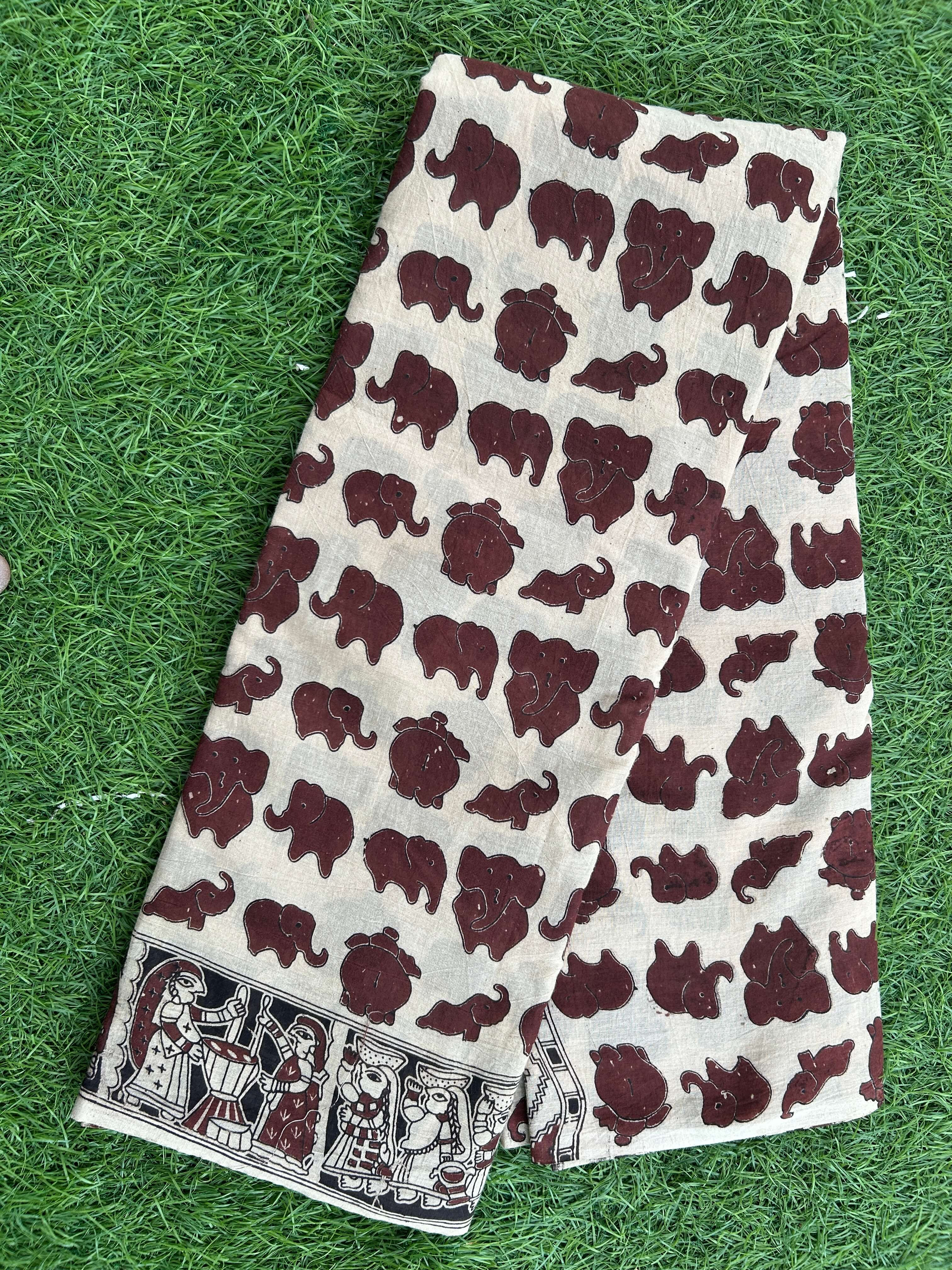 Kalamkari Cotton Saree – KCS-M455