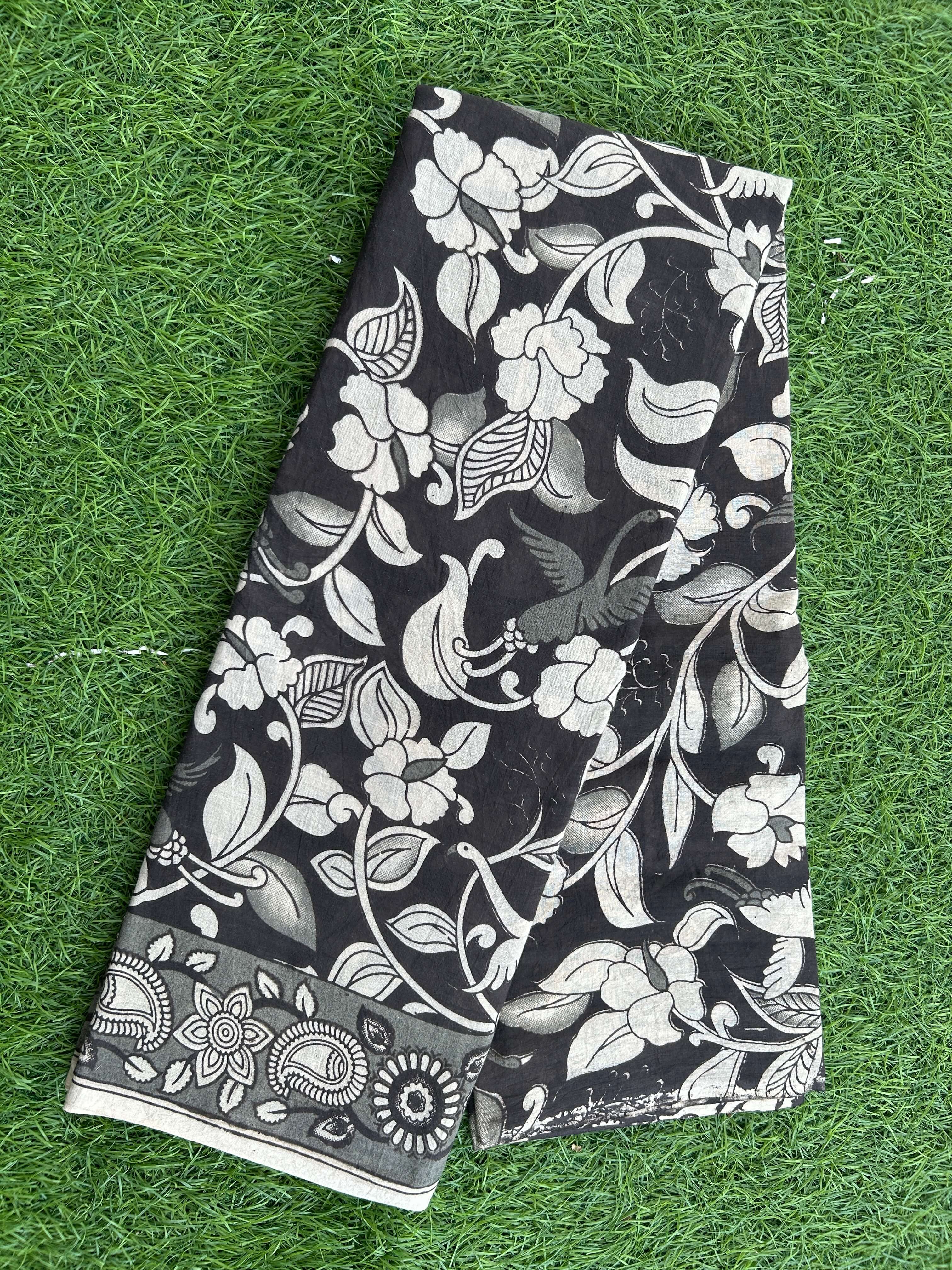 Kalamkari Cotton Saree – KCS-M457