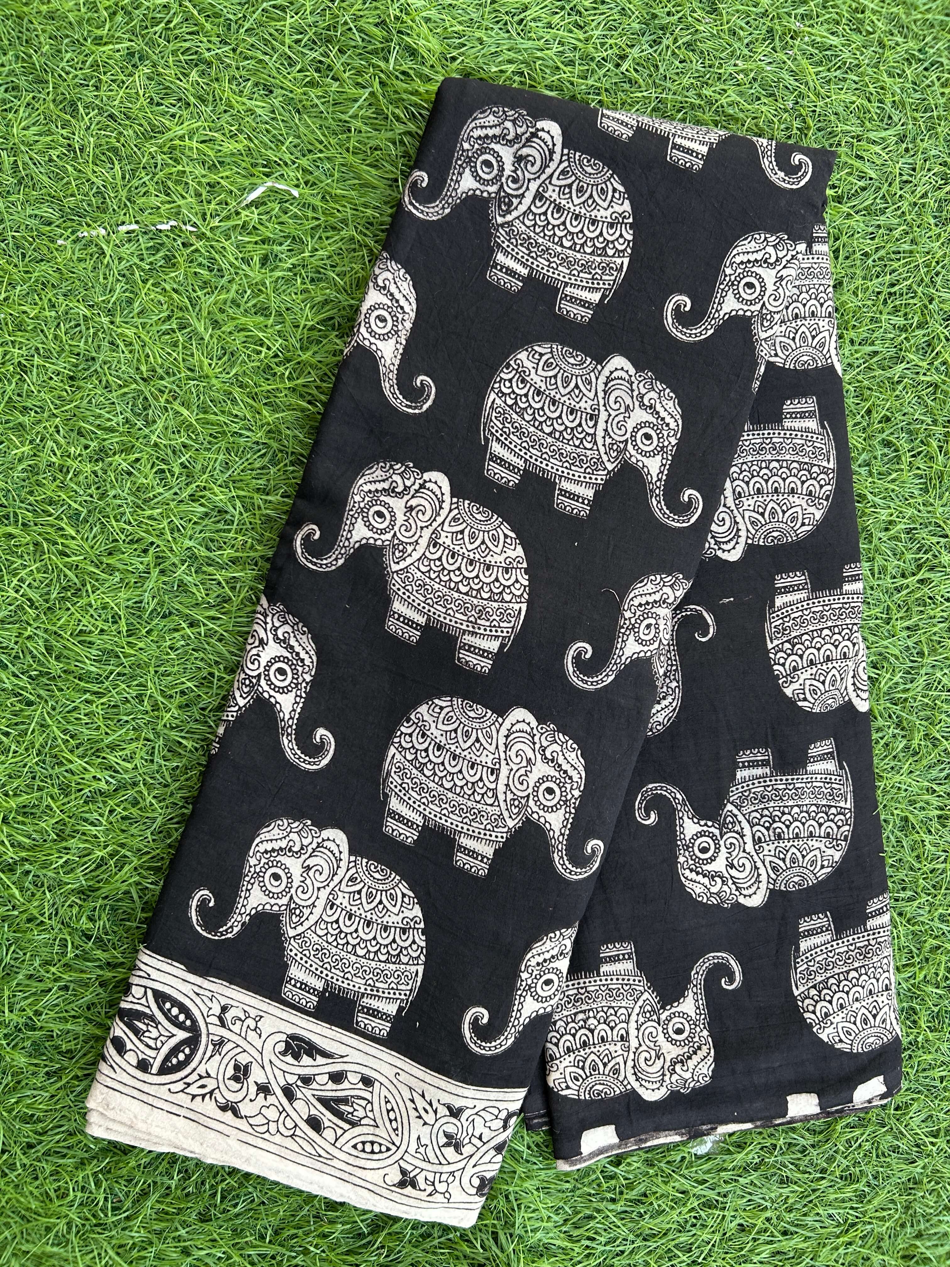 Kalamkari Cotton Saree – KCS-M470