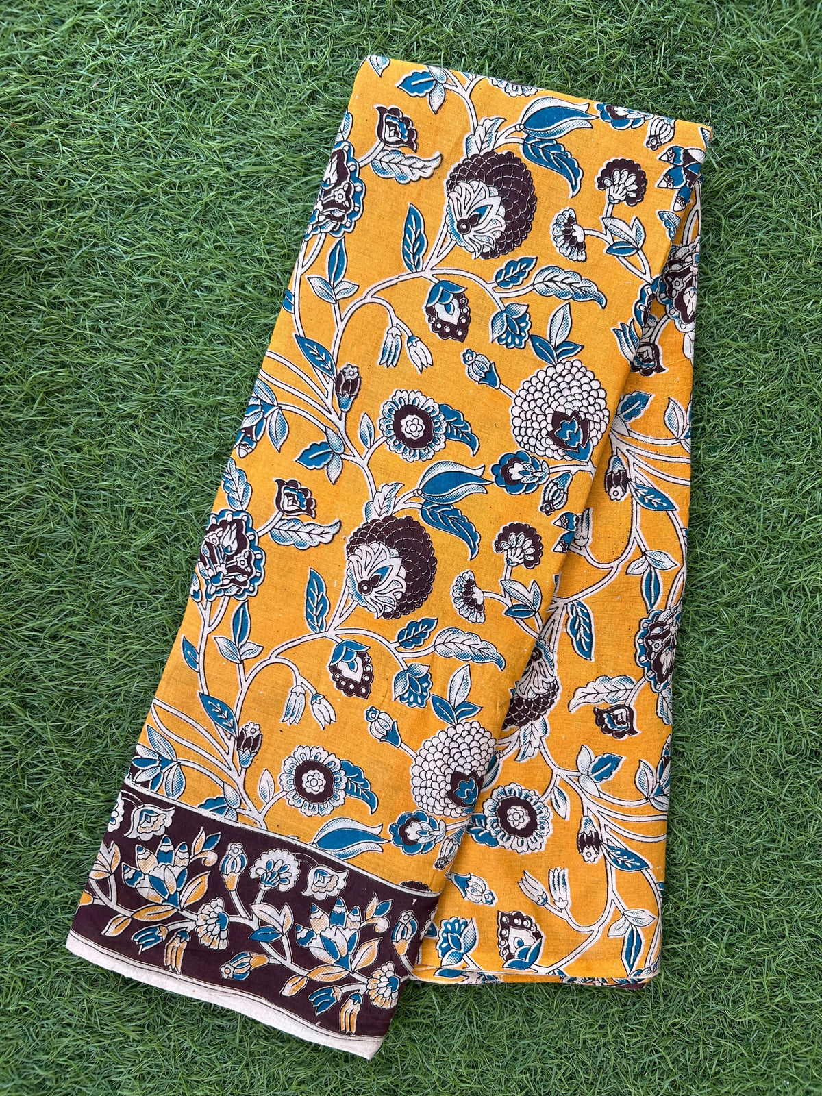 Kalamkari Cotton Saree – KCS-M767