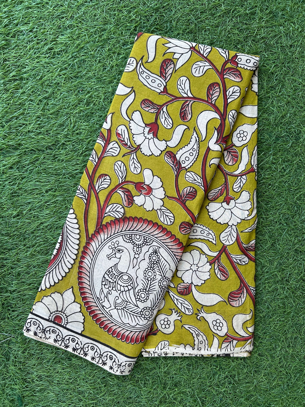 Kalamkari Cotton Saree – KCS-M769