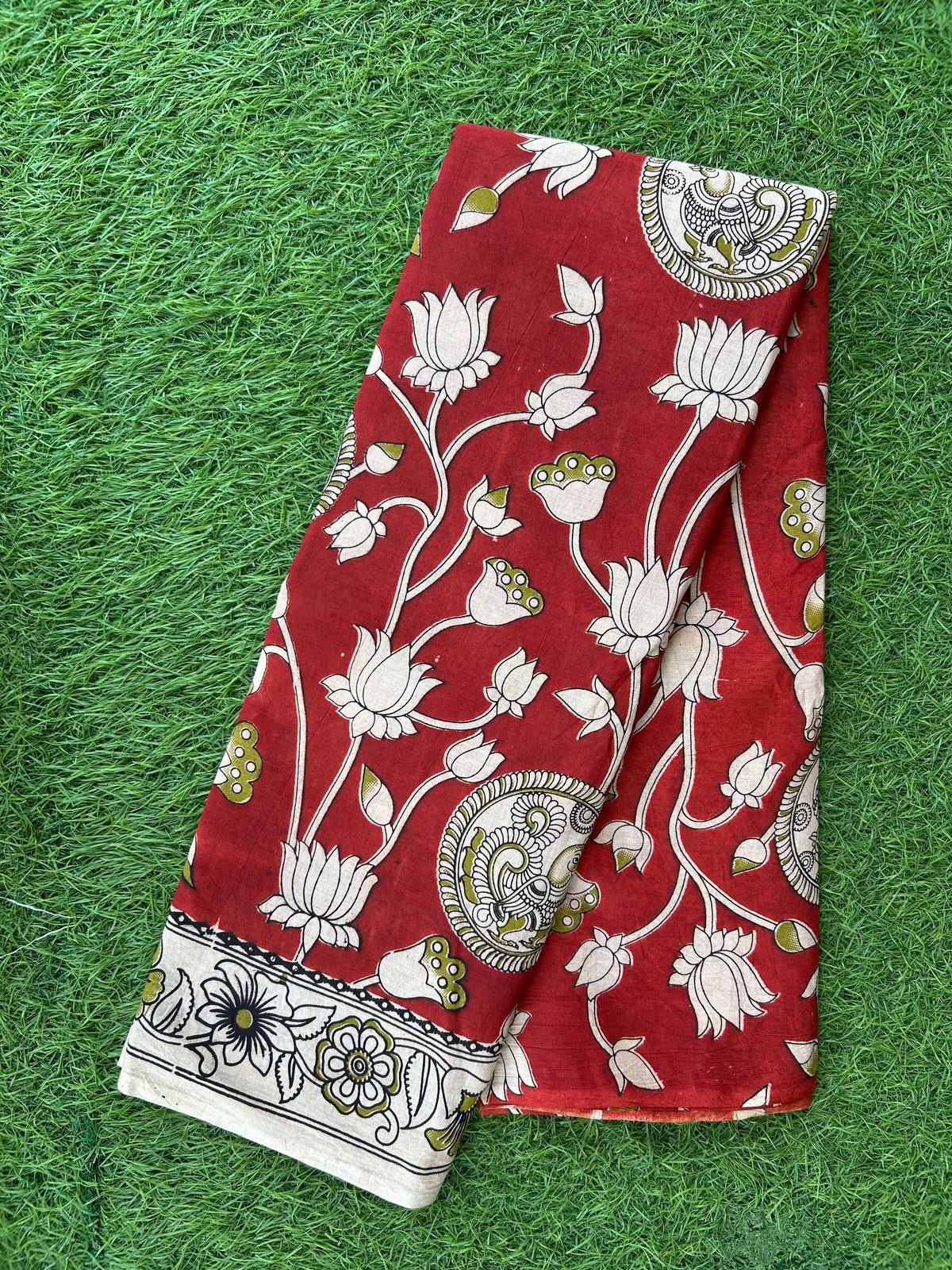 Kalamkari Cotton Saree – KCS-M770
