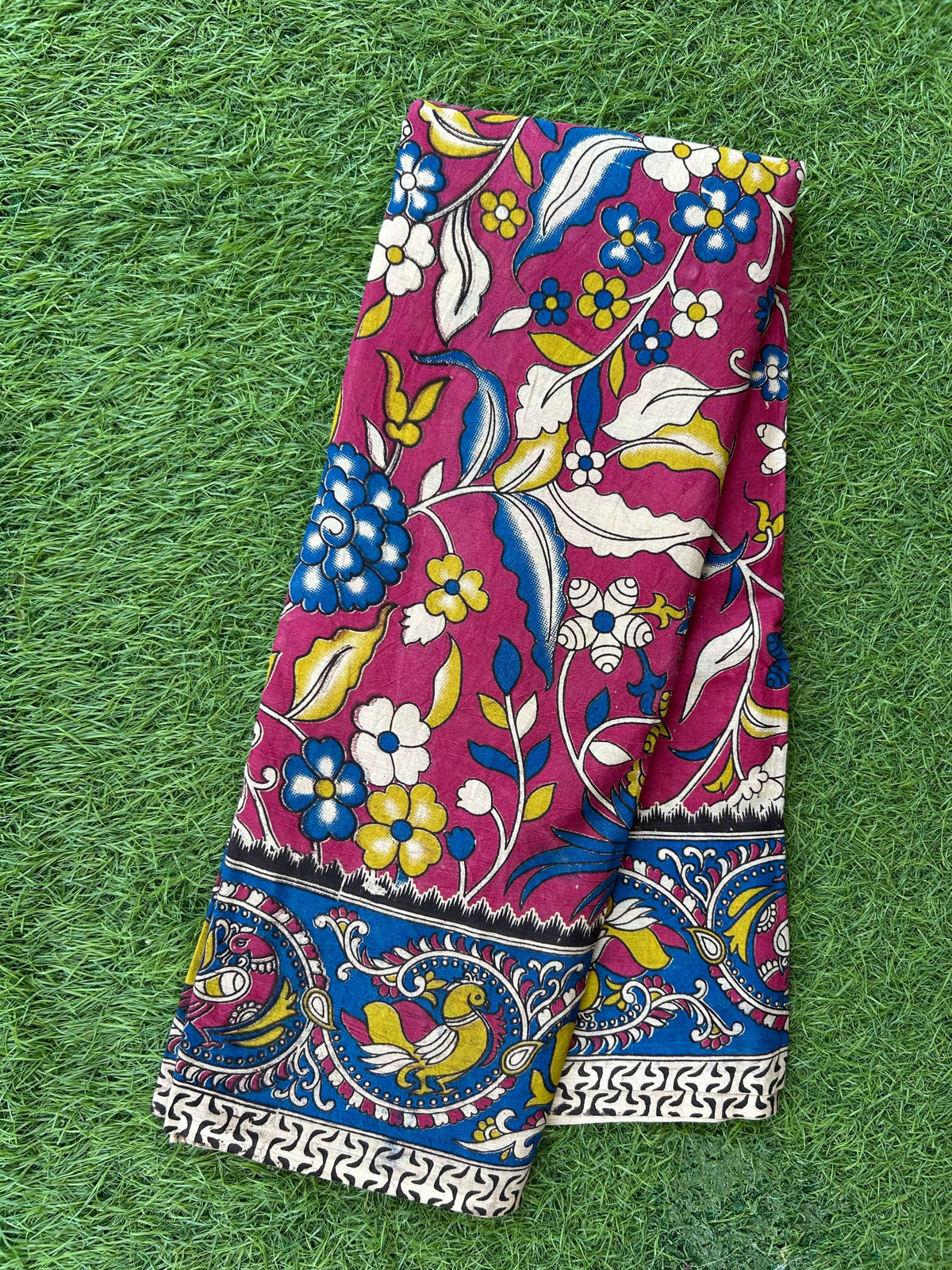 Kalamkari Cotton Saree – KCS-M778