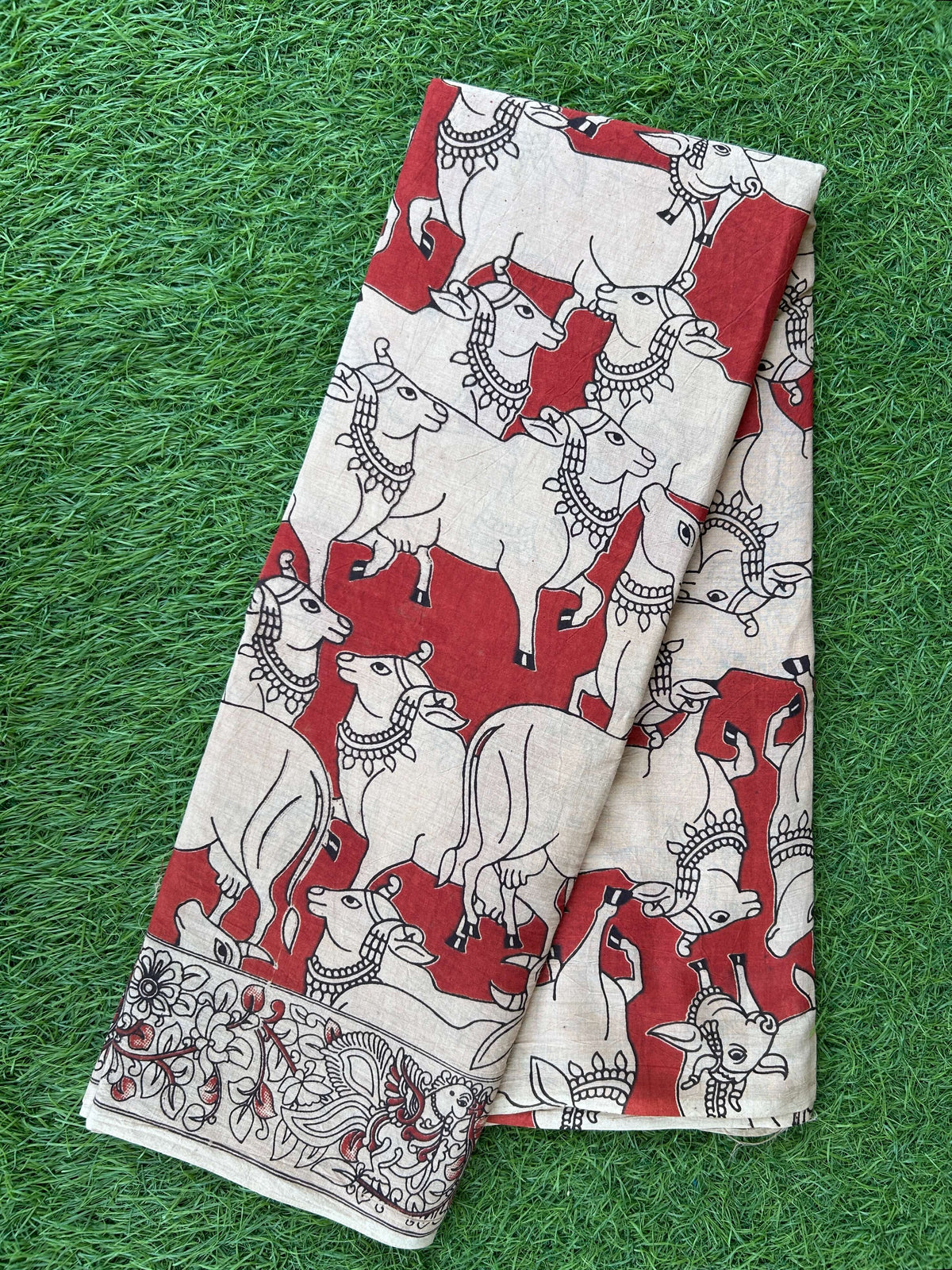 Kalamkari Cotton Saree – KCS-M777