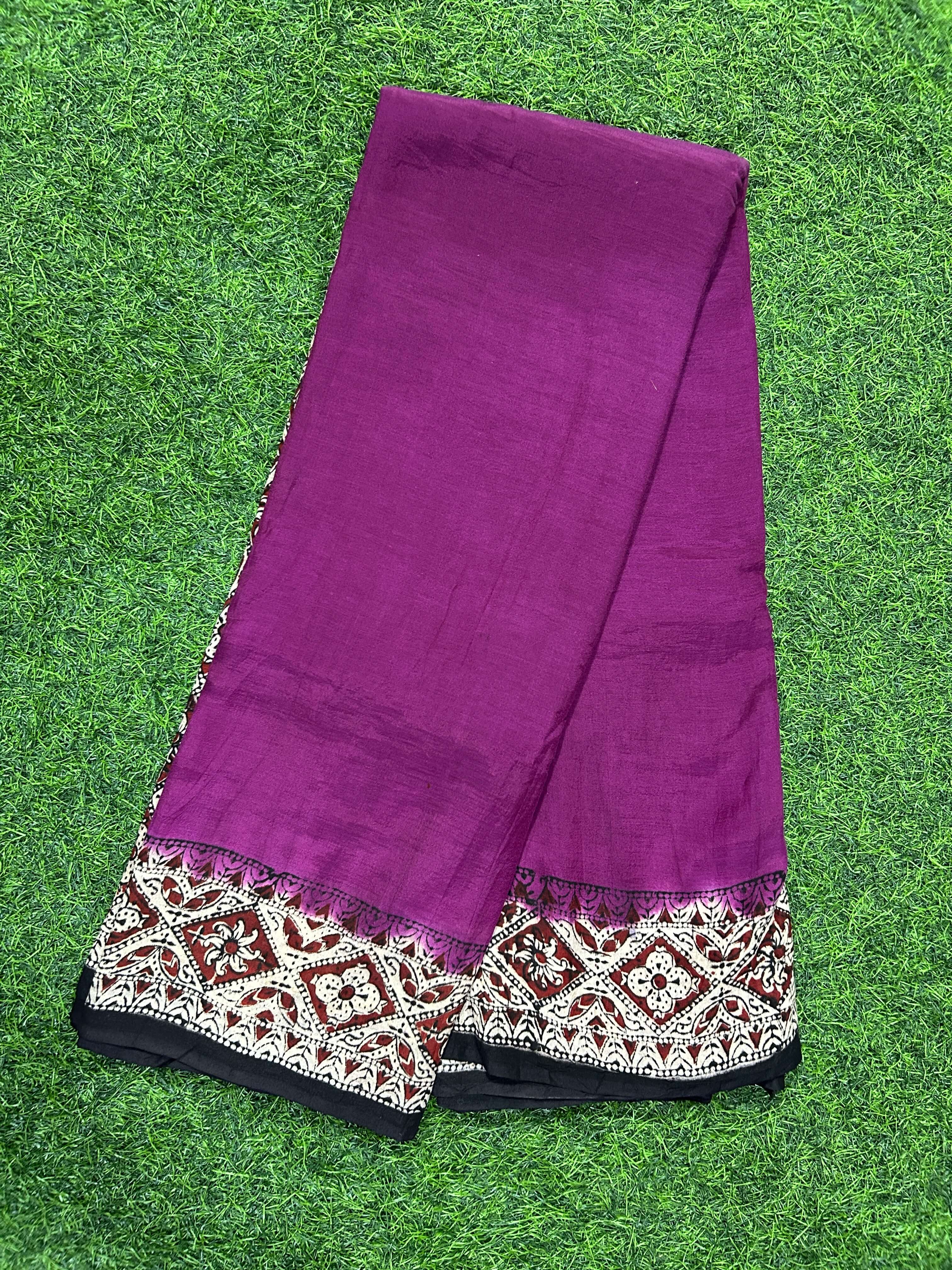 Kalamkari Silk Half Saree Model - KSH-HS-M002