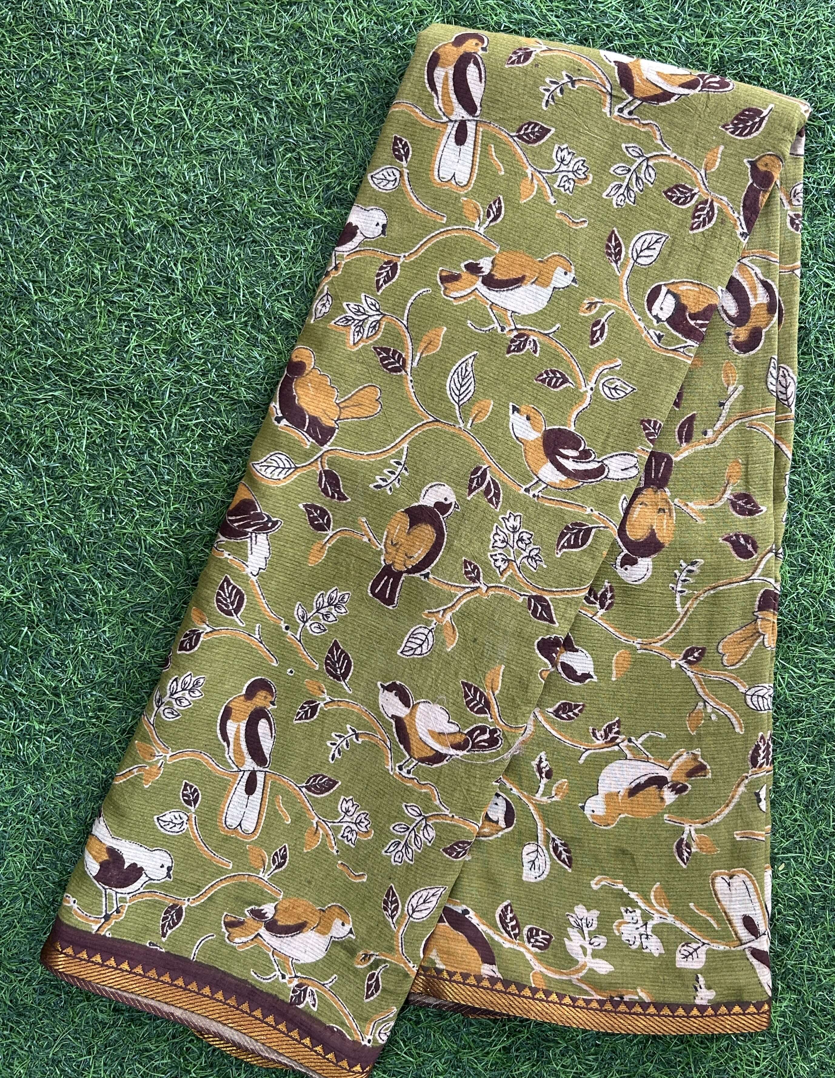 Kalamkari Cotton Nizam Border Saree-KNB-SP-M010