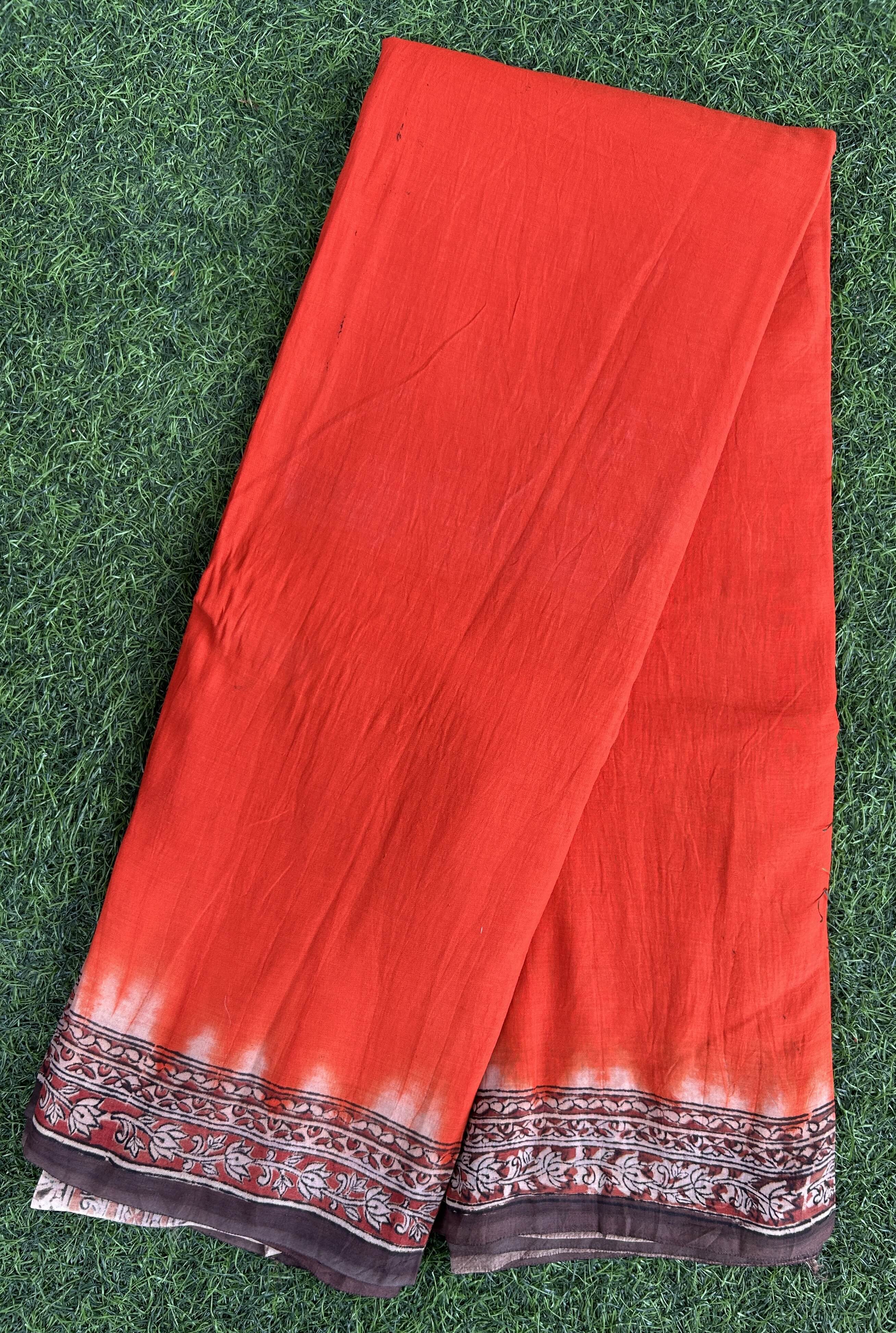 Kalamkari Cotton Half Saree Model - KCH-HC-M006