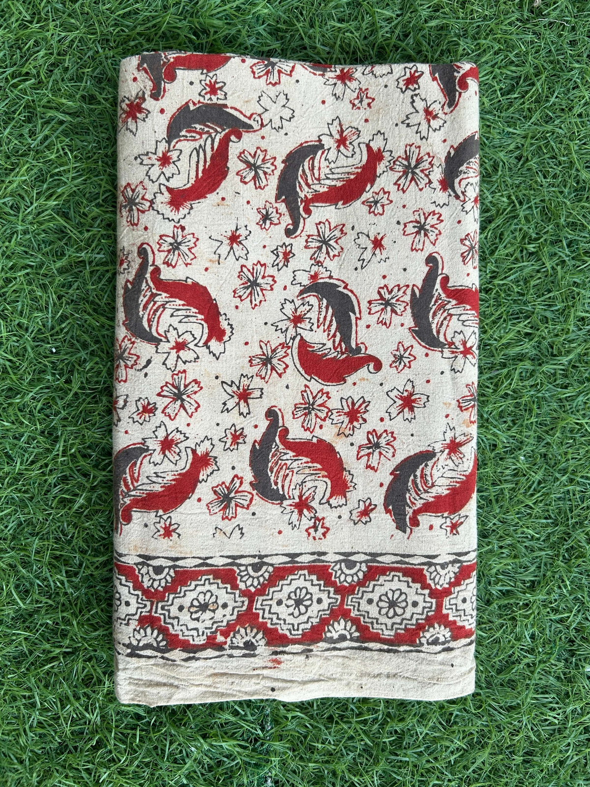 Kalamkari Handblock Print Lungis-KHPL -M001
