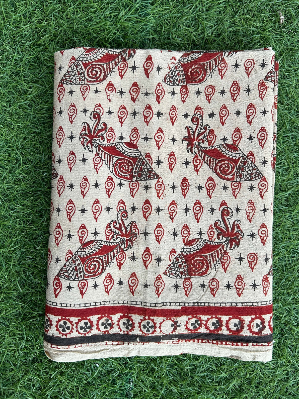 Kalamkari Handblock Print Lungis-KHPL -M002