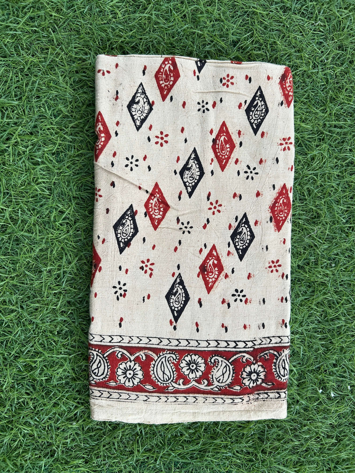 Kalamkari Handblock Print Lungis-KHPL -M004