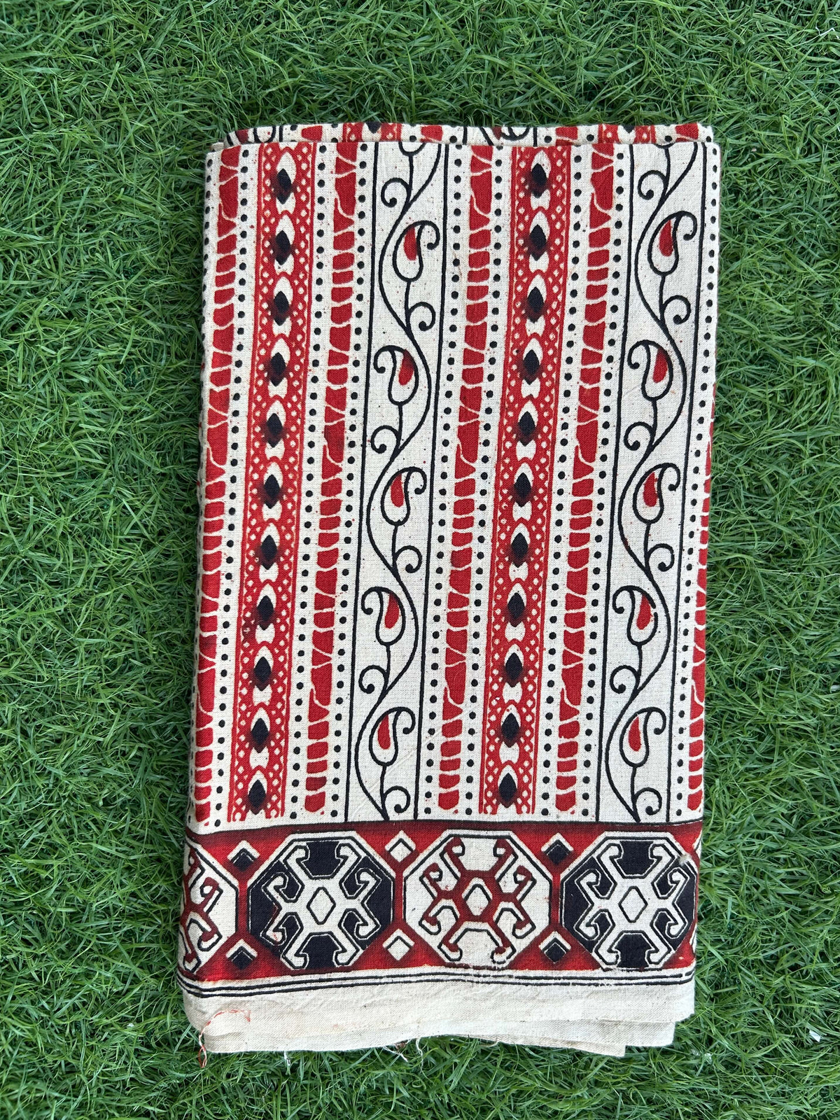 Kalamkari Handblock Print Lungis-KHPL -M005