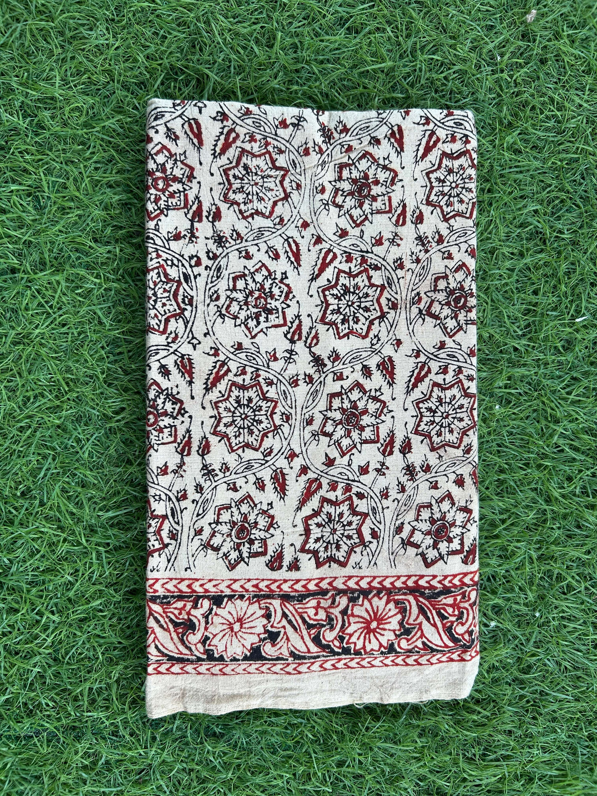 Kalamkari Handblock Print Lungis-KHPL -M008