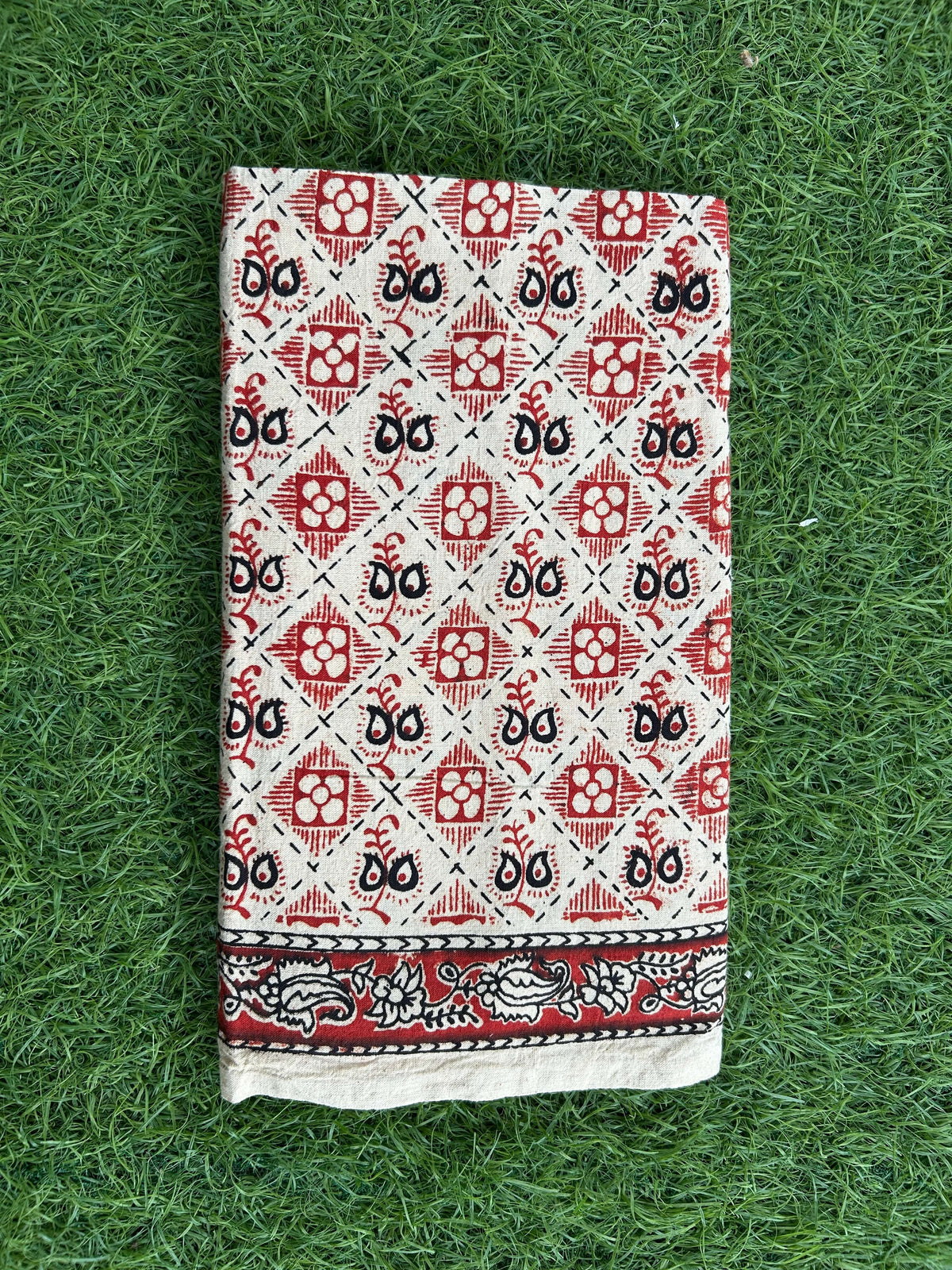 Kalamkari Handblock Print Lungis-KHPL -M009