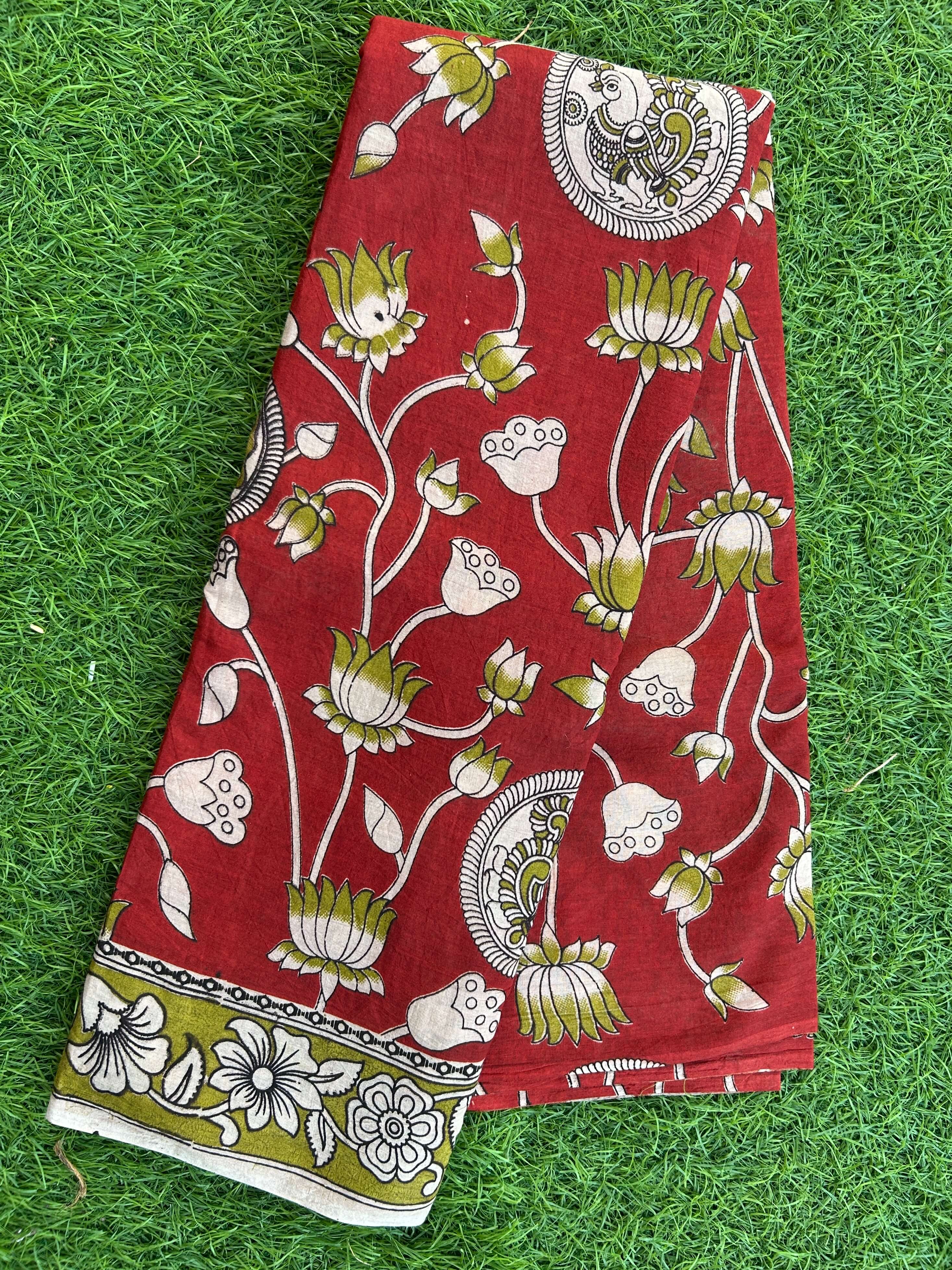 Kalamkari Cotton Saree – KCS-M522