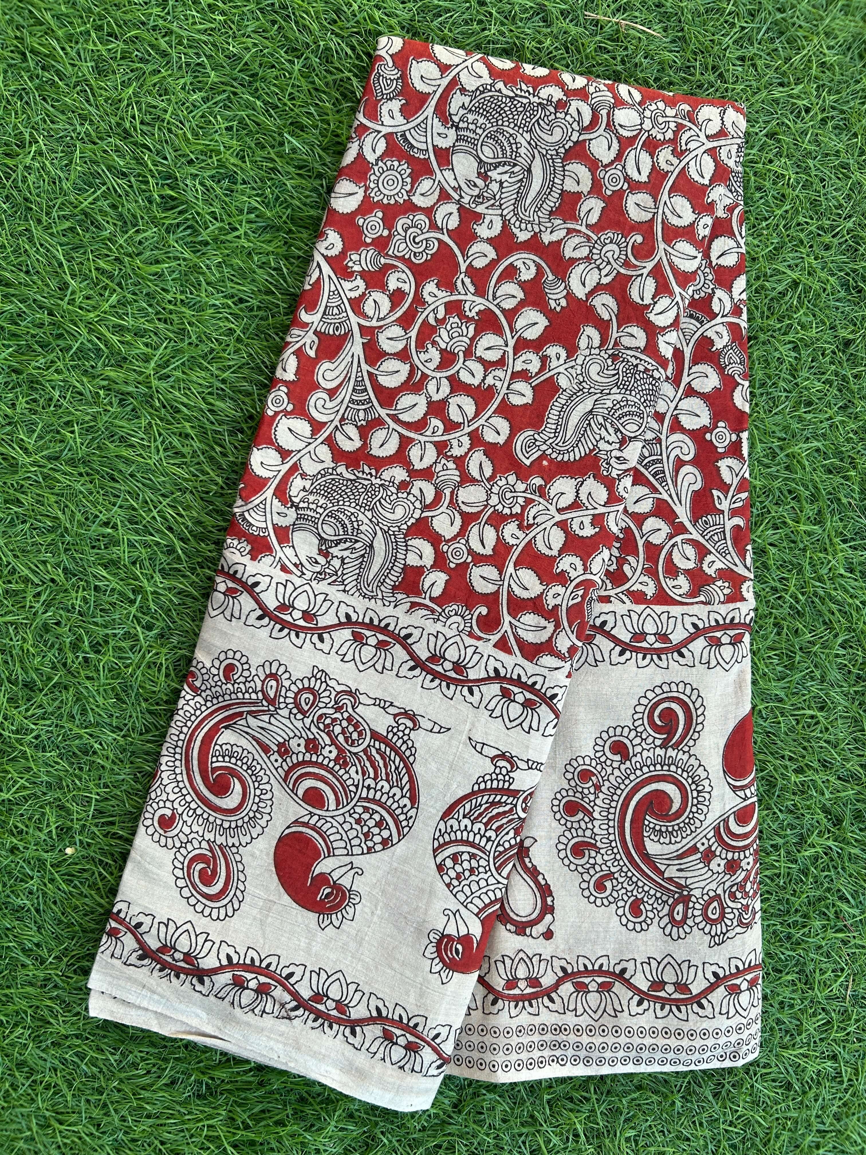 Kalamkari Cotton Saree – KCS-M505