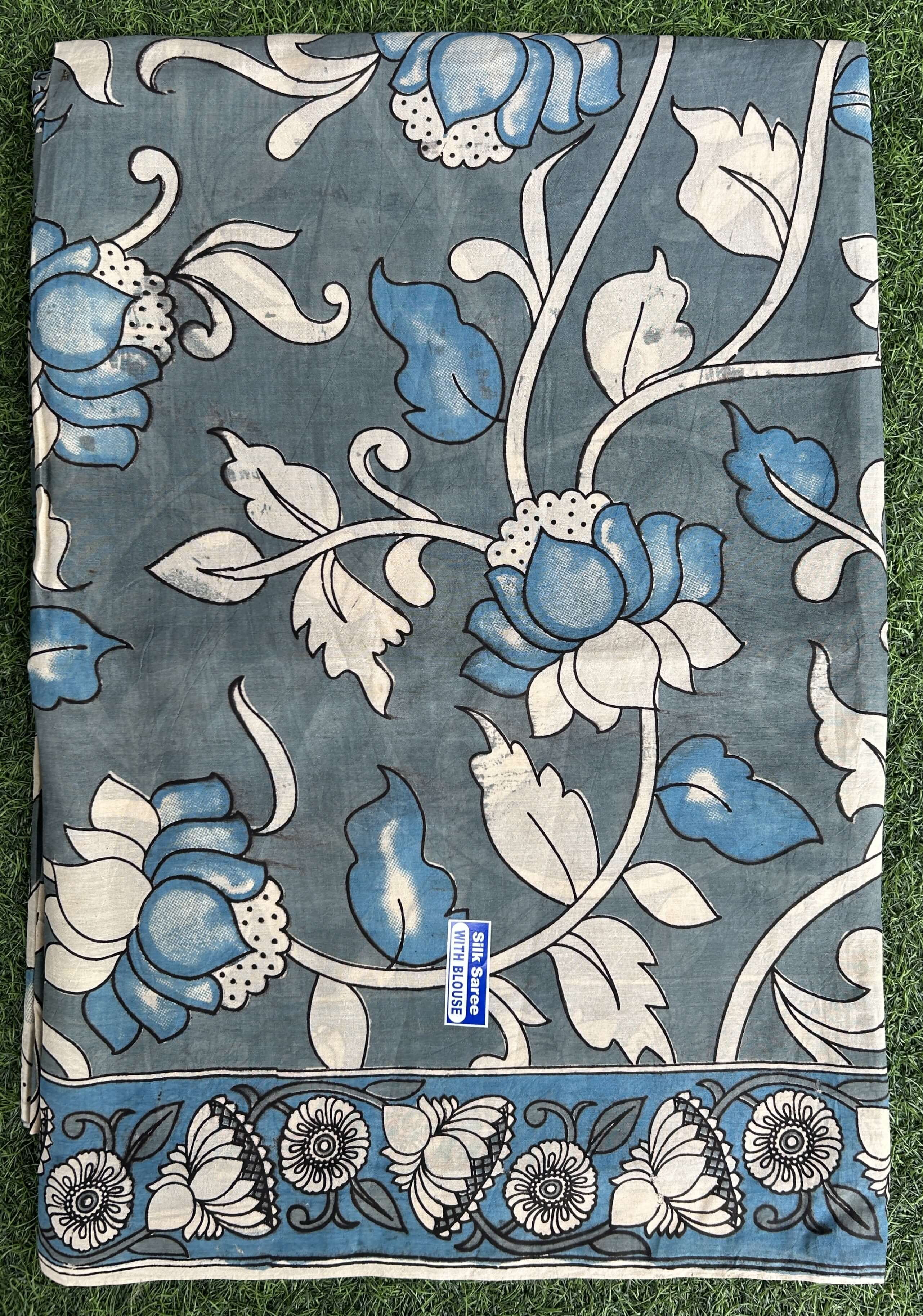 Kalamkari Chennuri Silk Saree – KSS-M072
