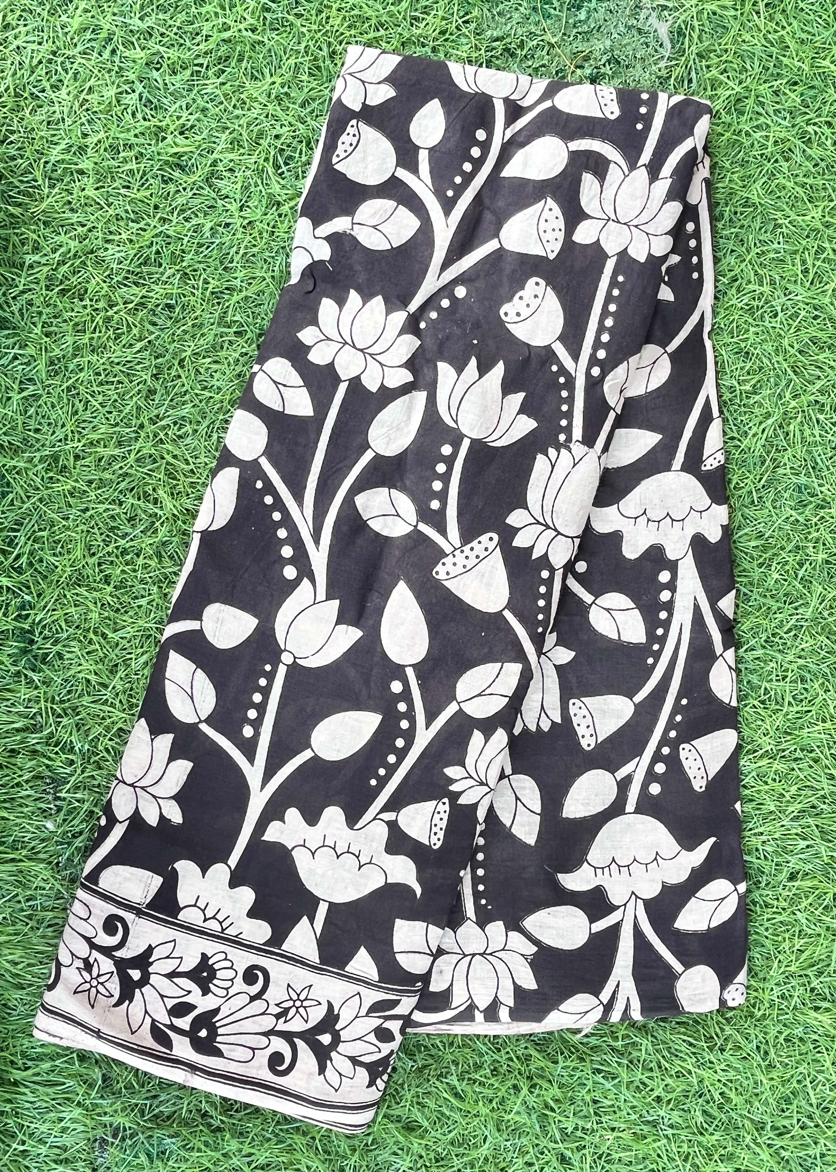 Kalamkari Cotton Saree – KCS-M411
