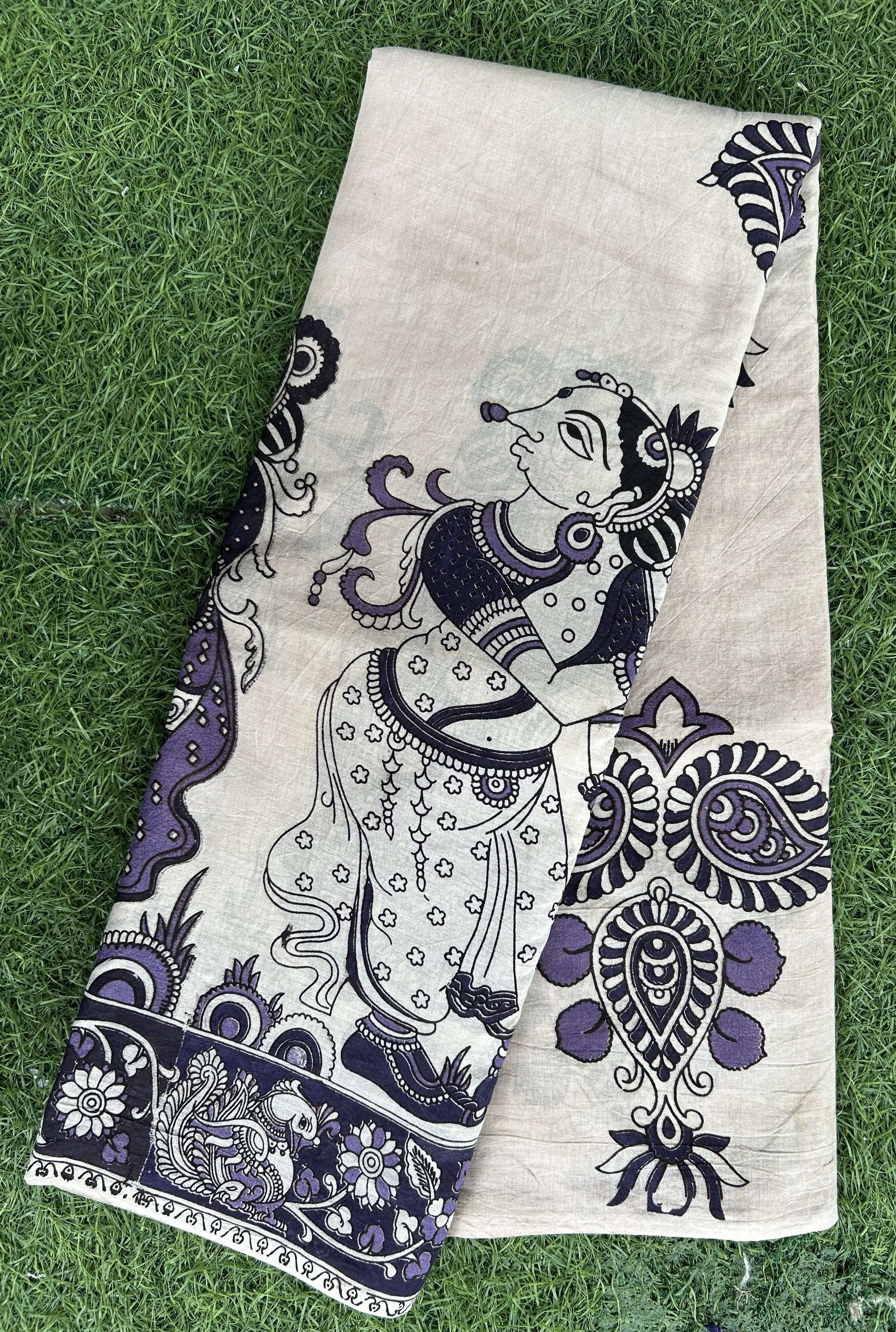 Kalamkari Cotton Saree – KCS-M650