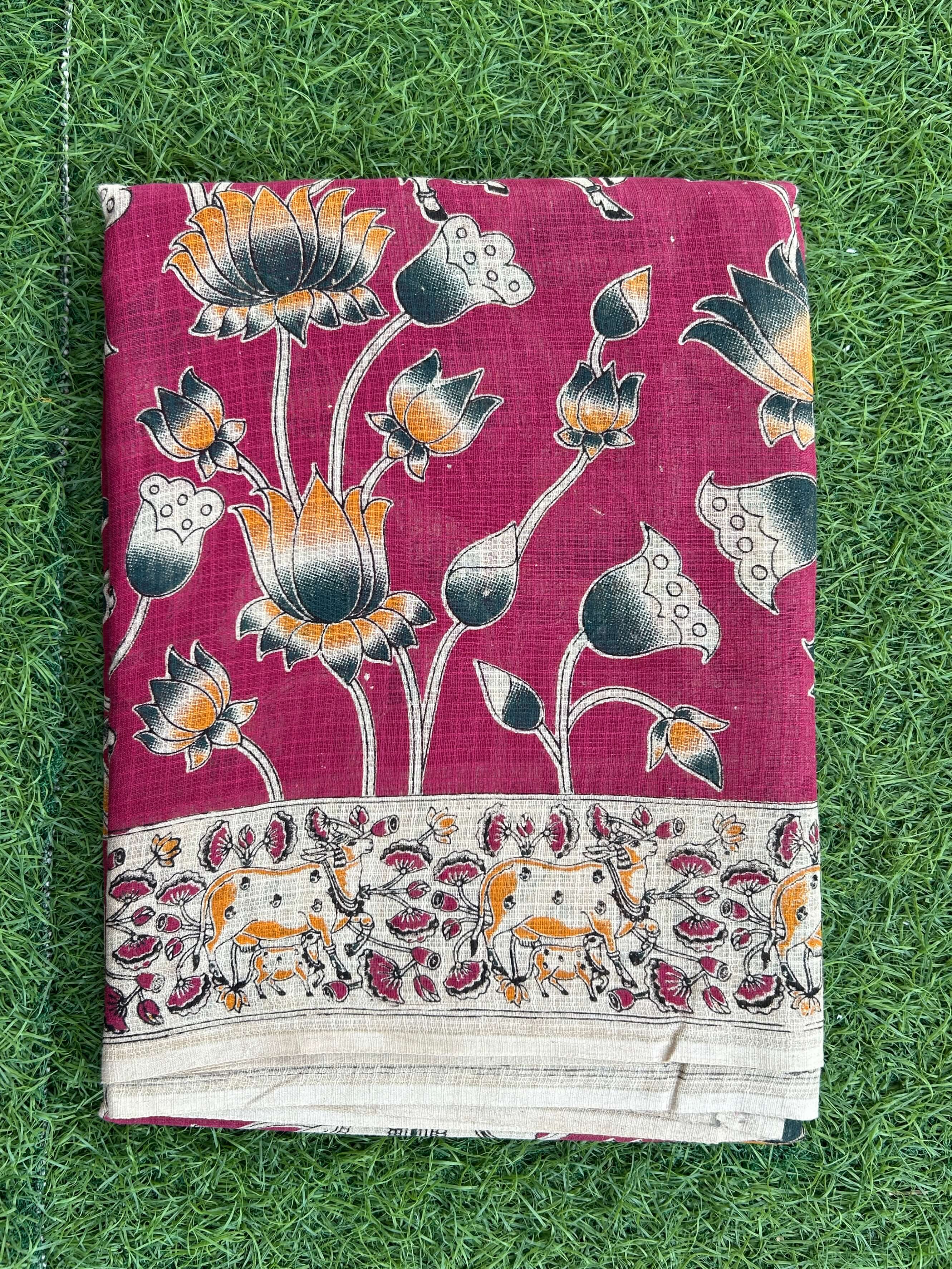 Kalamkari Kota Cotton Saree – KKCS-M182