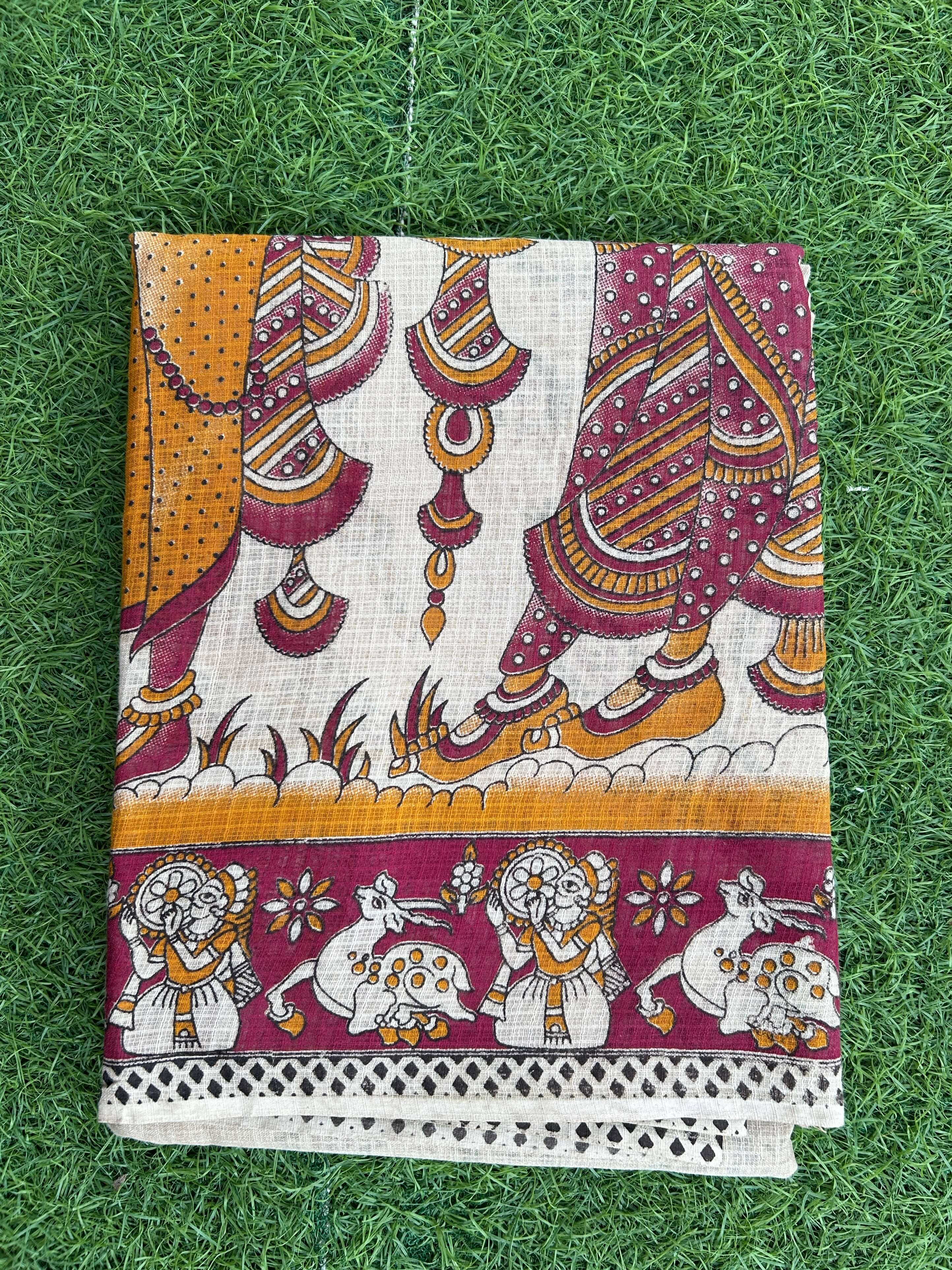 Kalamkari Kota Cotton Saree – KKCS-M183