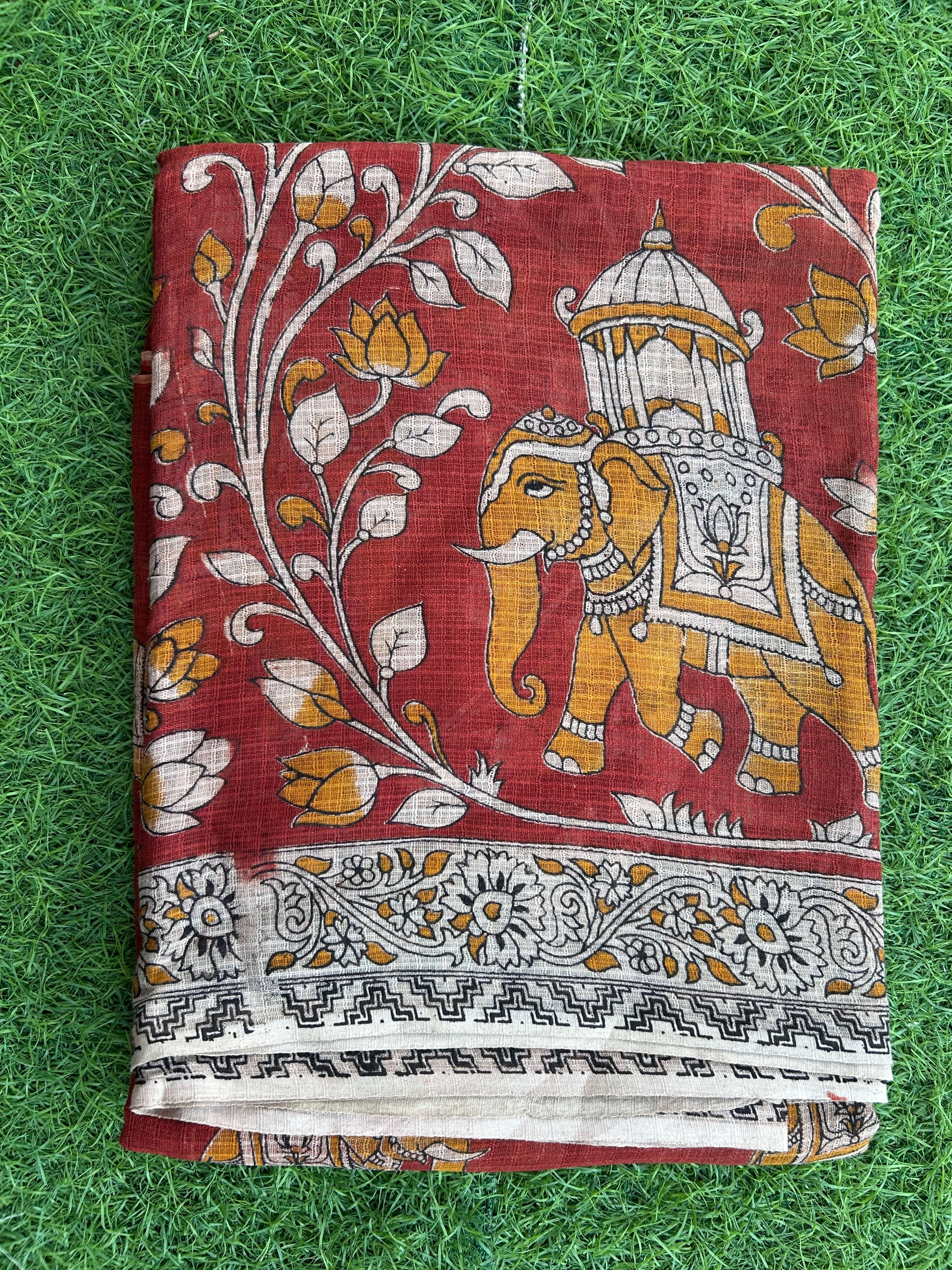 Kalamkari Kota Cotton Saree – KKCS-M184