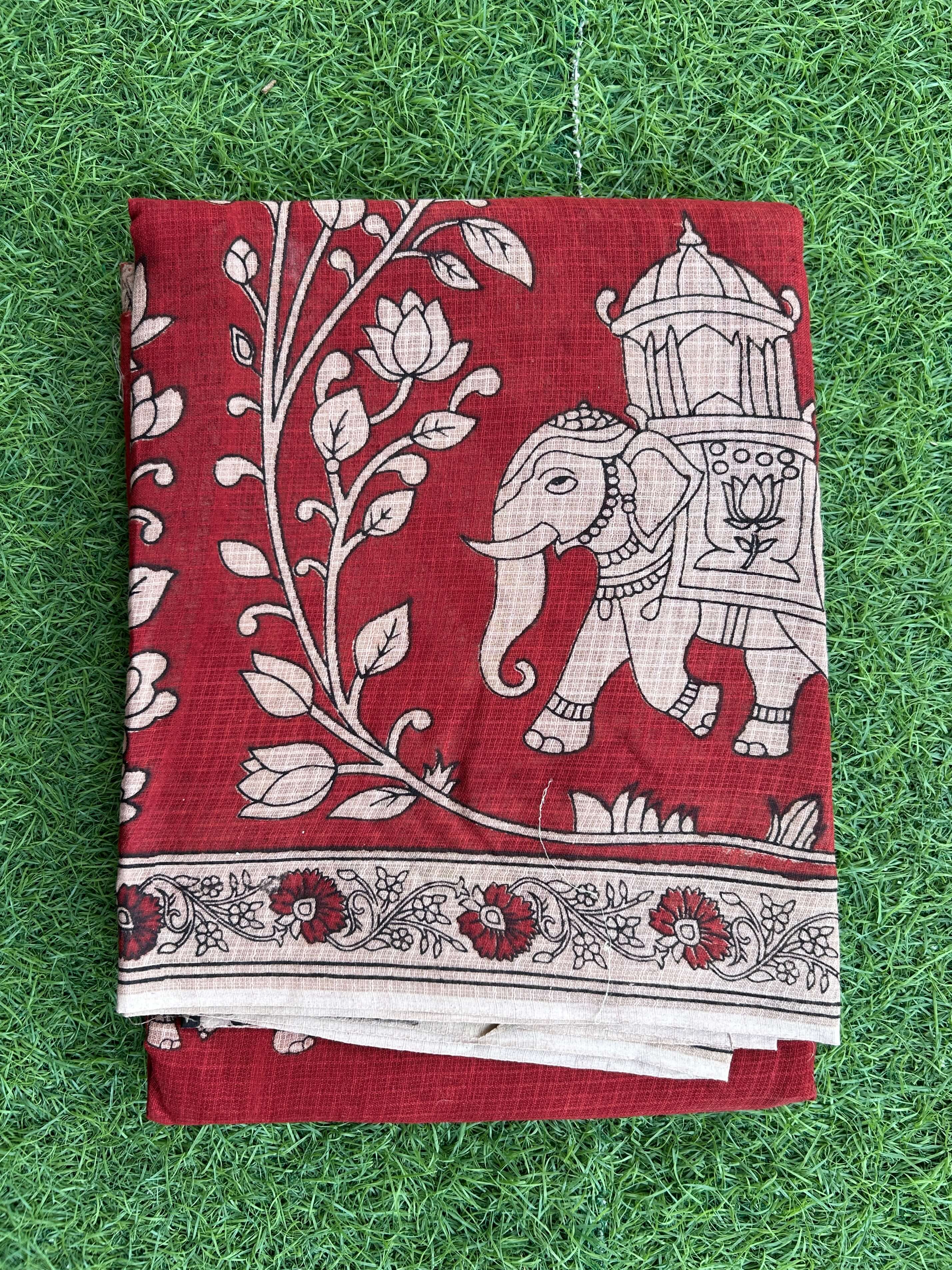 Kalamkari Kota Cotton Saree – KKCS-M185