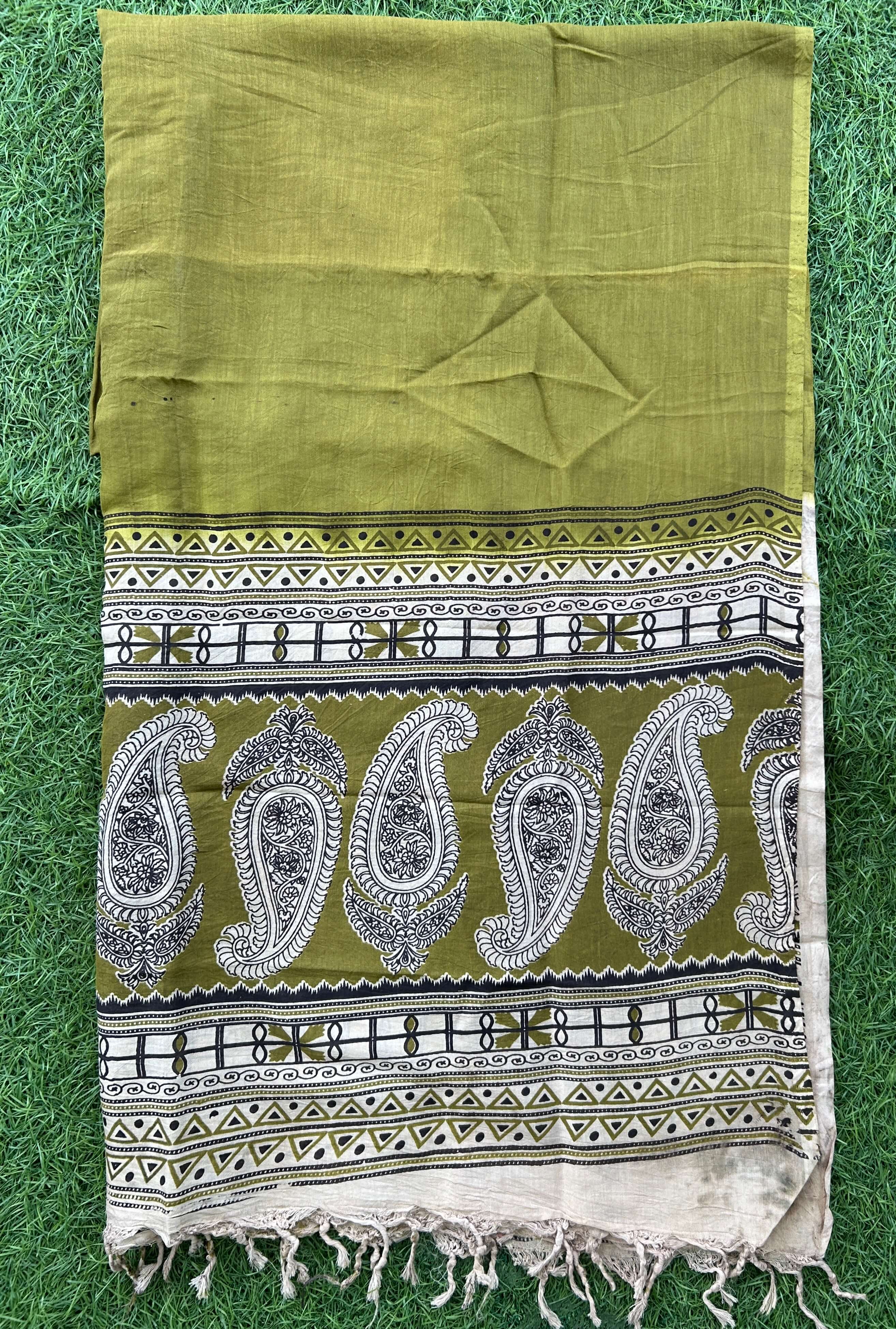 Kalamkari Tie & Dye Dupatta - KTDD-M009