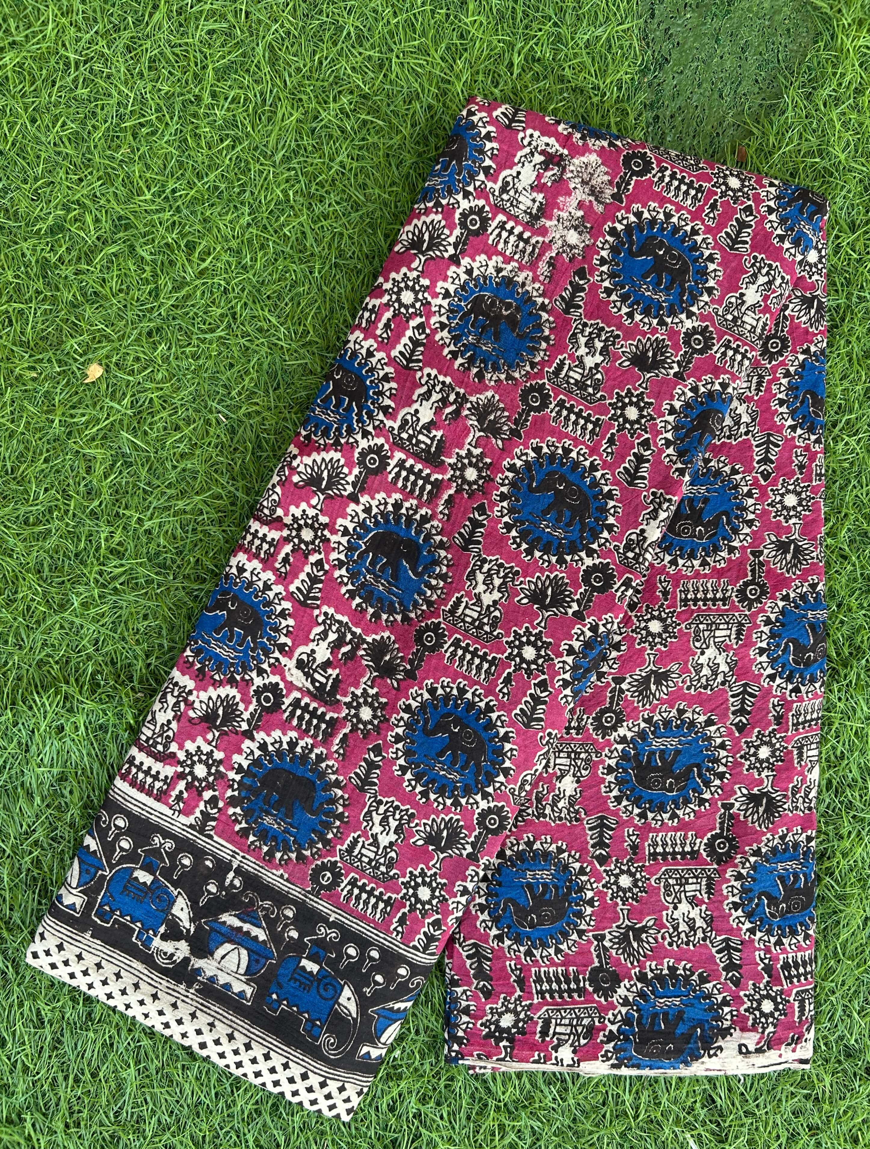 Kalamkari Cotton Saree – KCS-M530