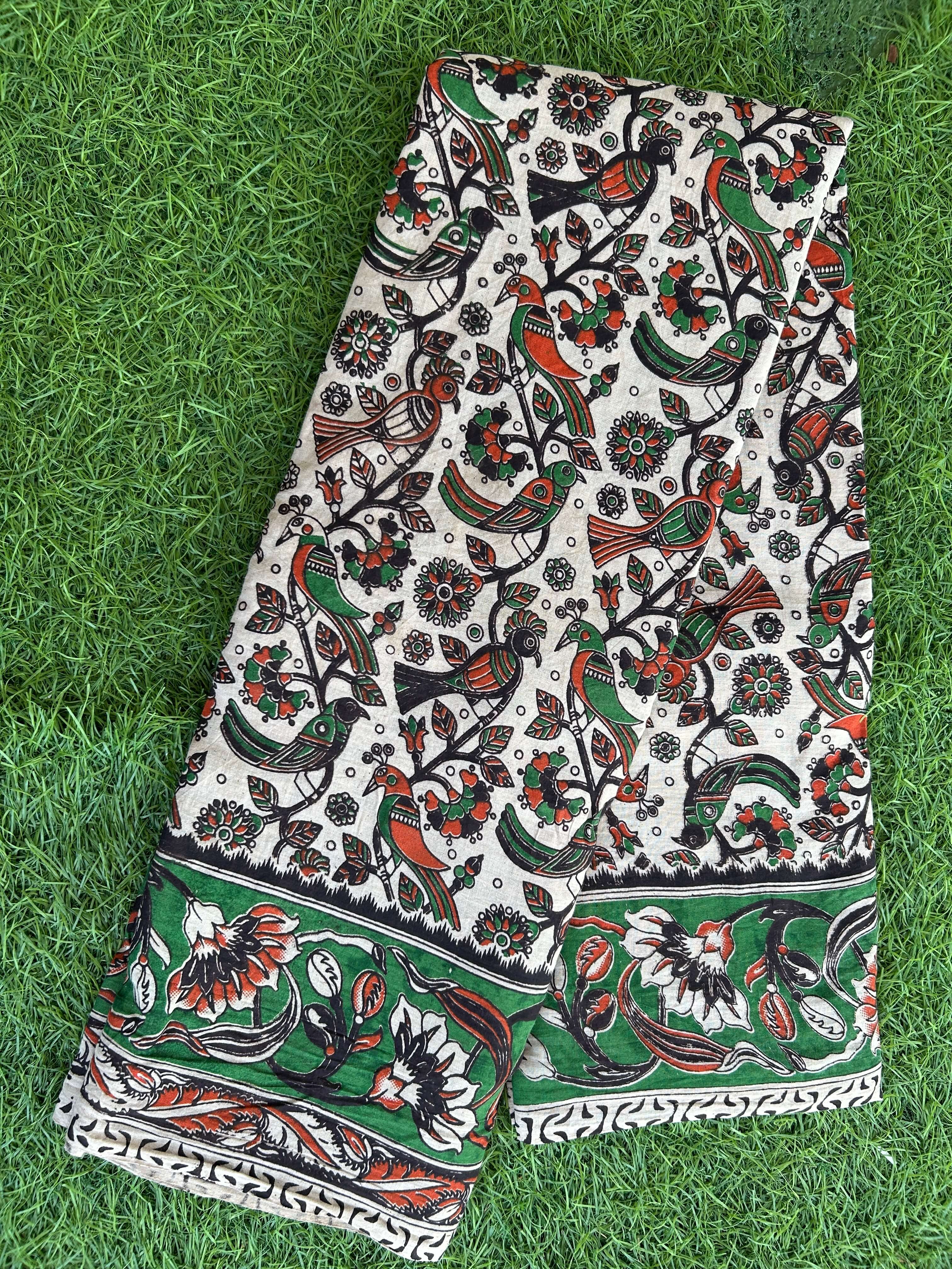 Kalamkari Cotton Saree – KCS-M533