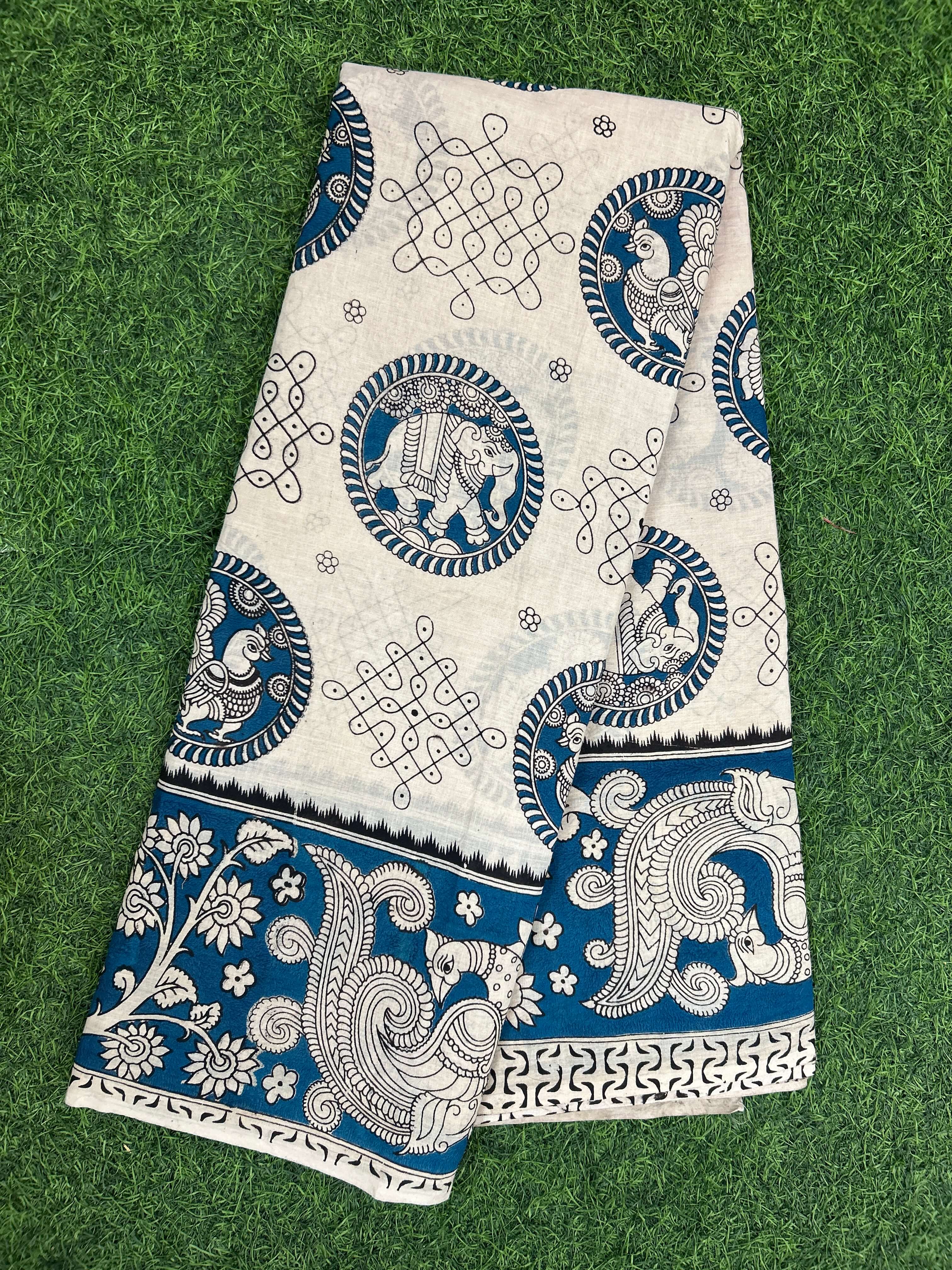 Kalamkari Cotton Saree – KCS-M666