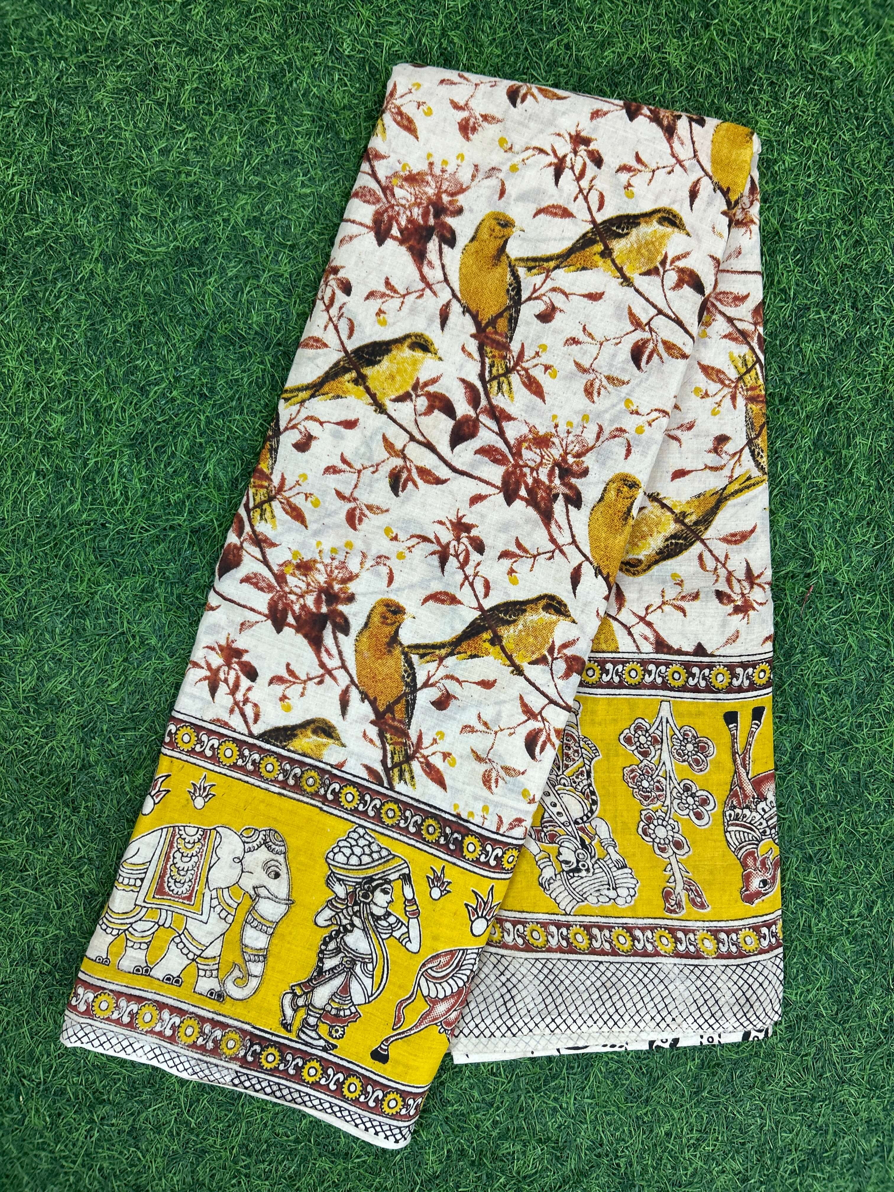 Kalamkari Cotton Saree – KCS-M660