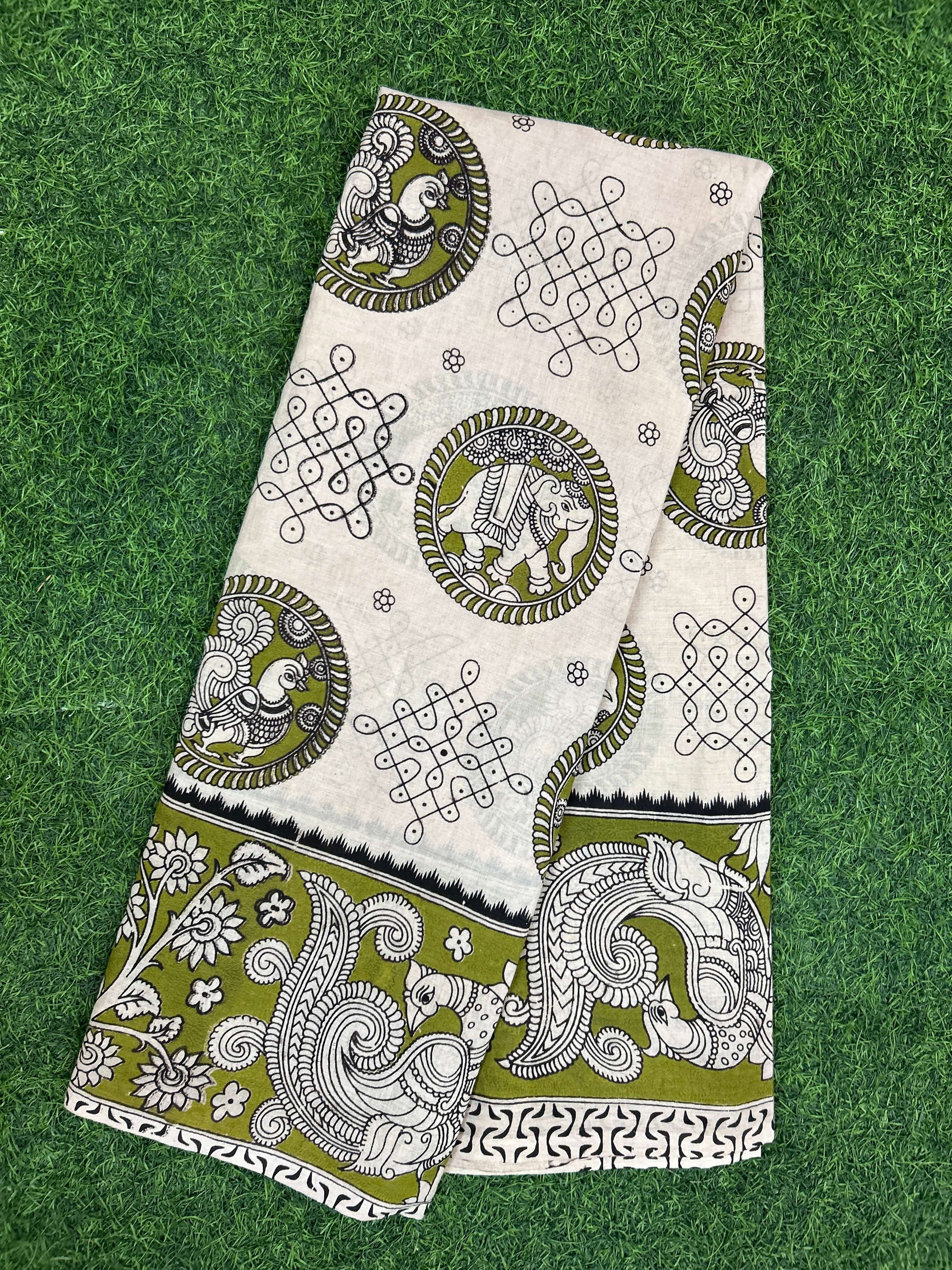 Kalamkari Cotton Saree – KCS-M661