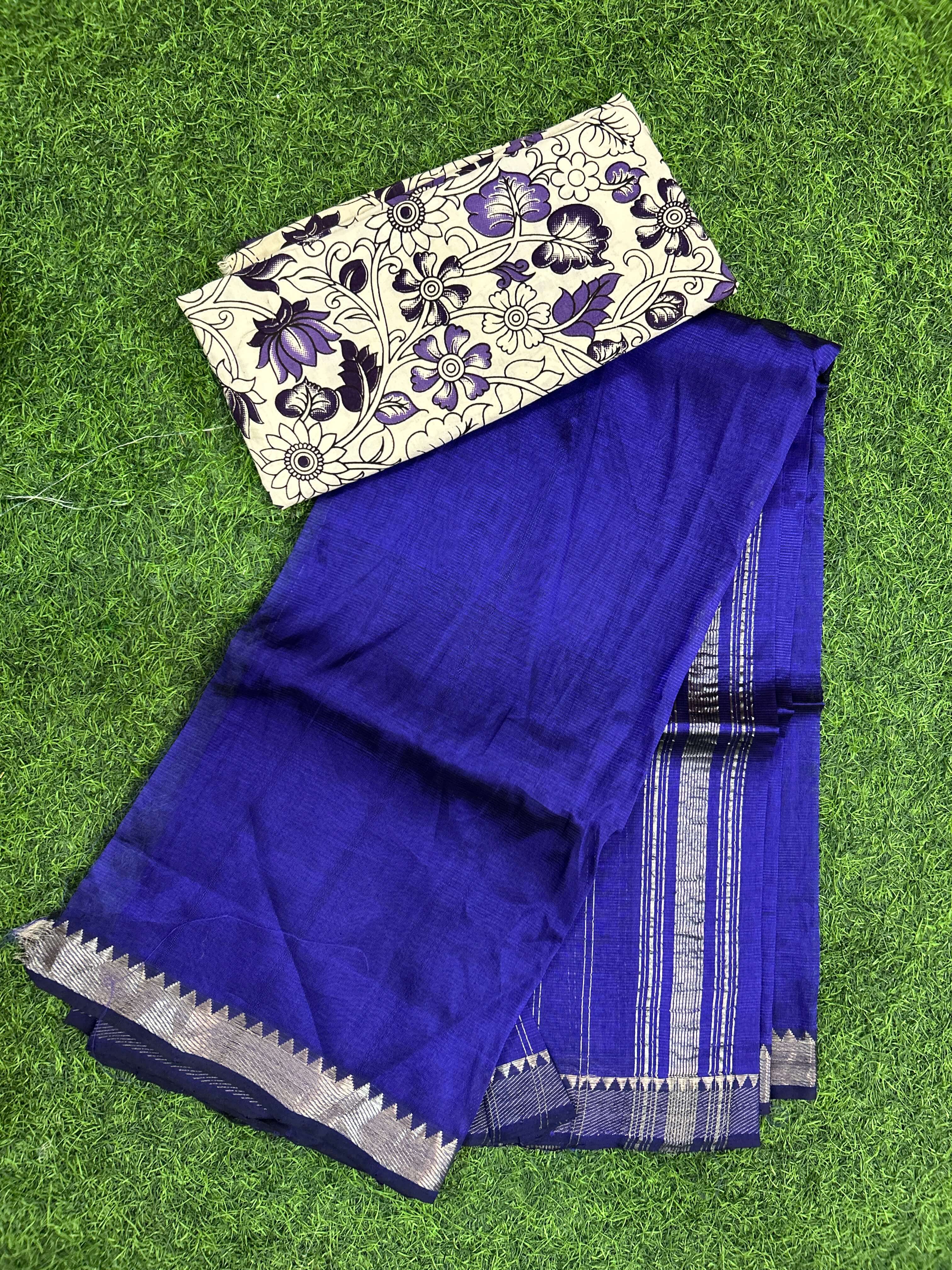 Handloom Mangalagiri Pattu Saree - HMS-M005