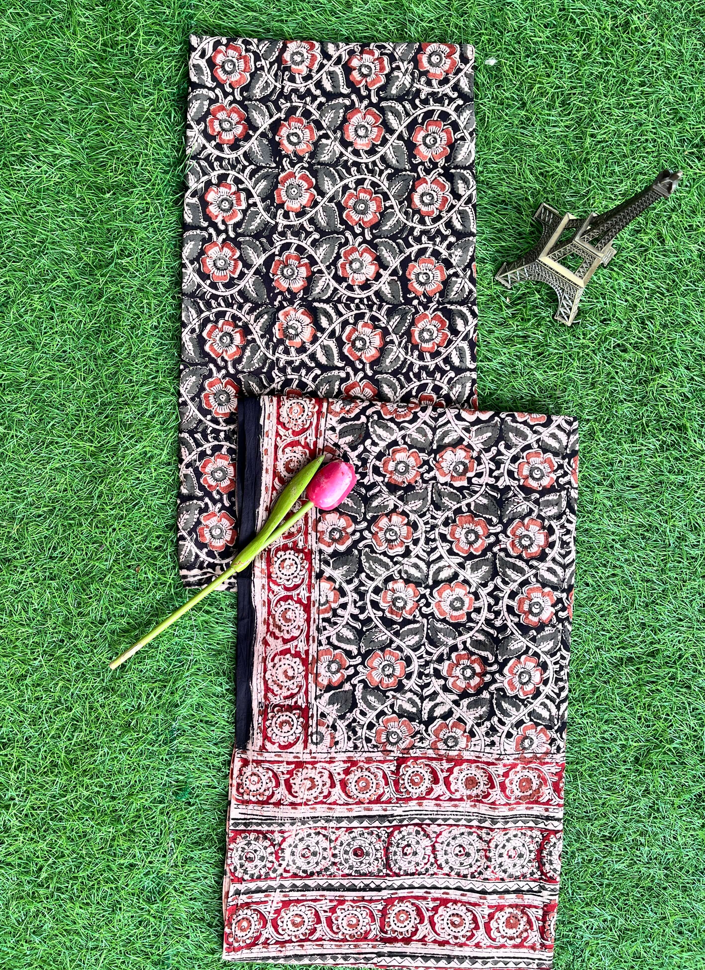 Kalamkari Cotton 2-Piece Dress Set – KHP-DSC-M027