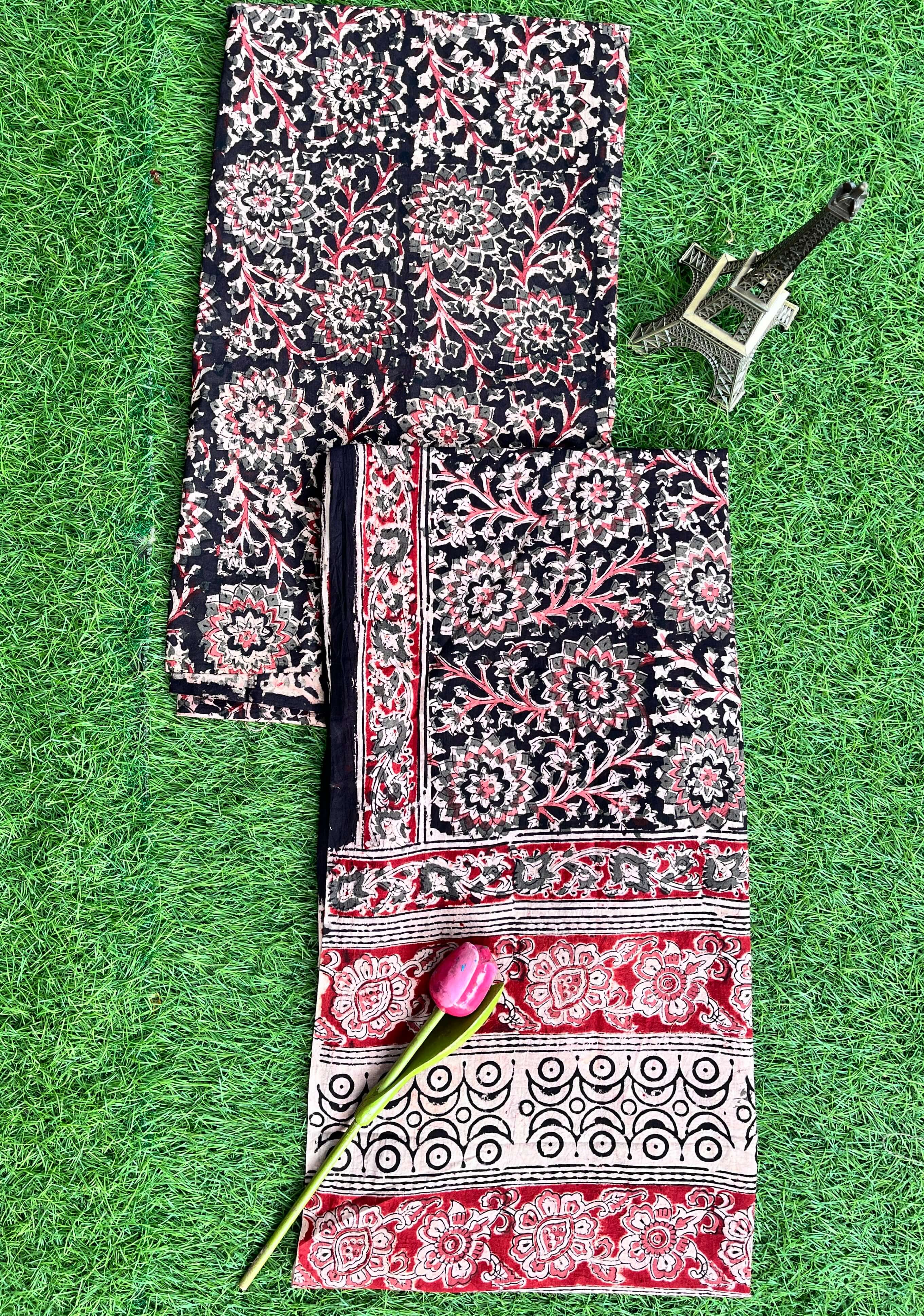 Kalamkari Cotton 2-Piece Dress Set – KHP-DSC-M030