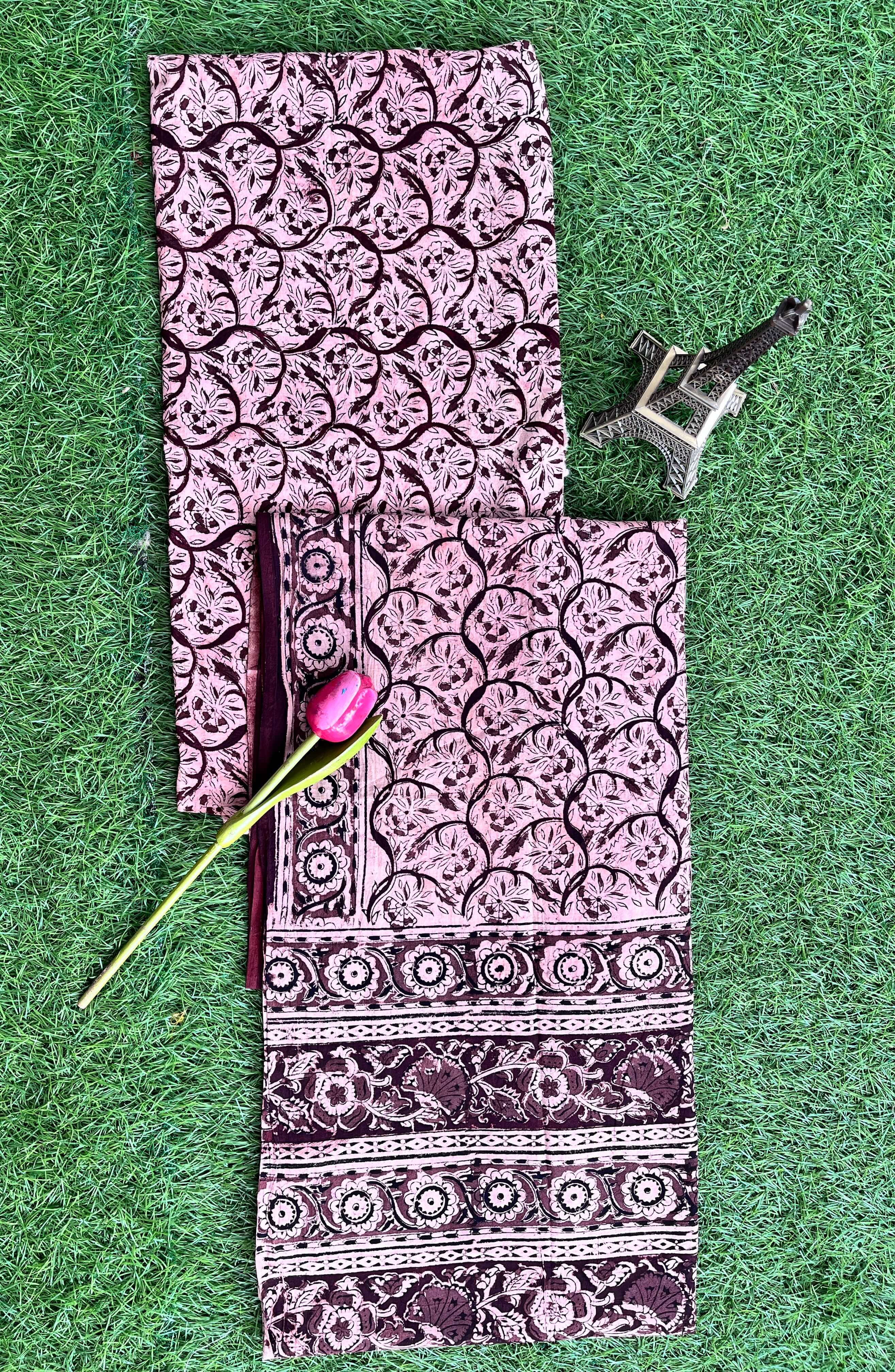 Kalamkari Cotton 2-Piece Dress Set – KHP-DSC-M031