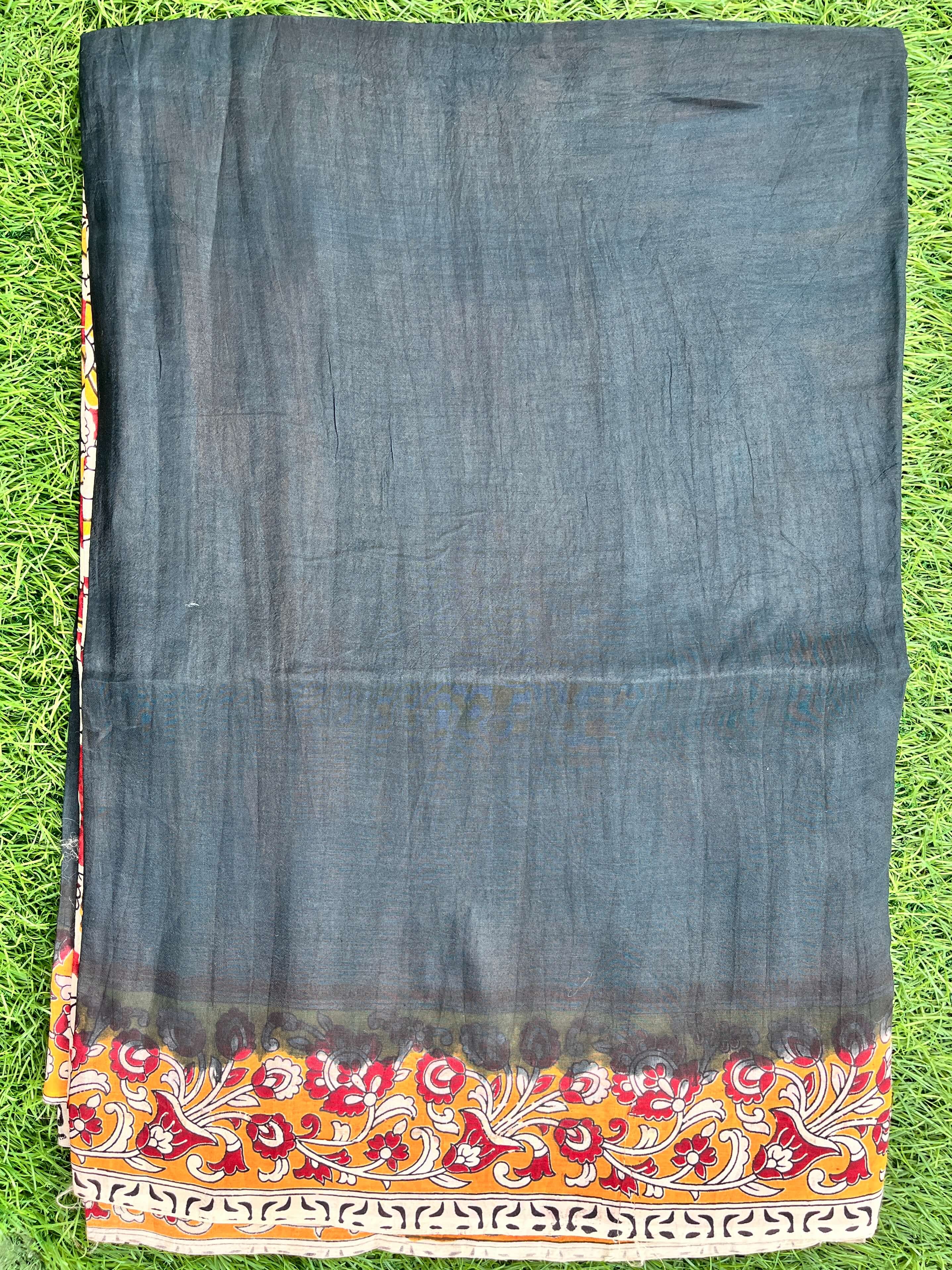 Tie & Dye Kalamkari Chenuri Silk Sarees – KHBTD-M100