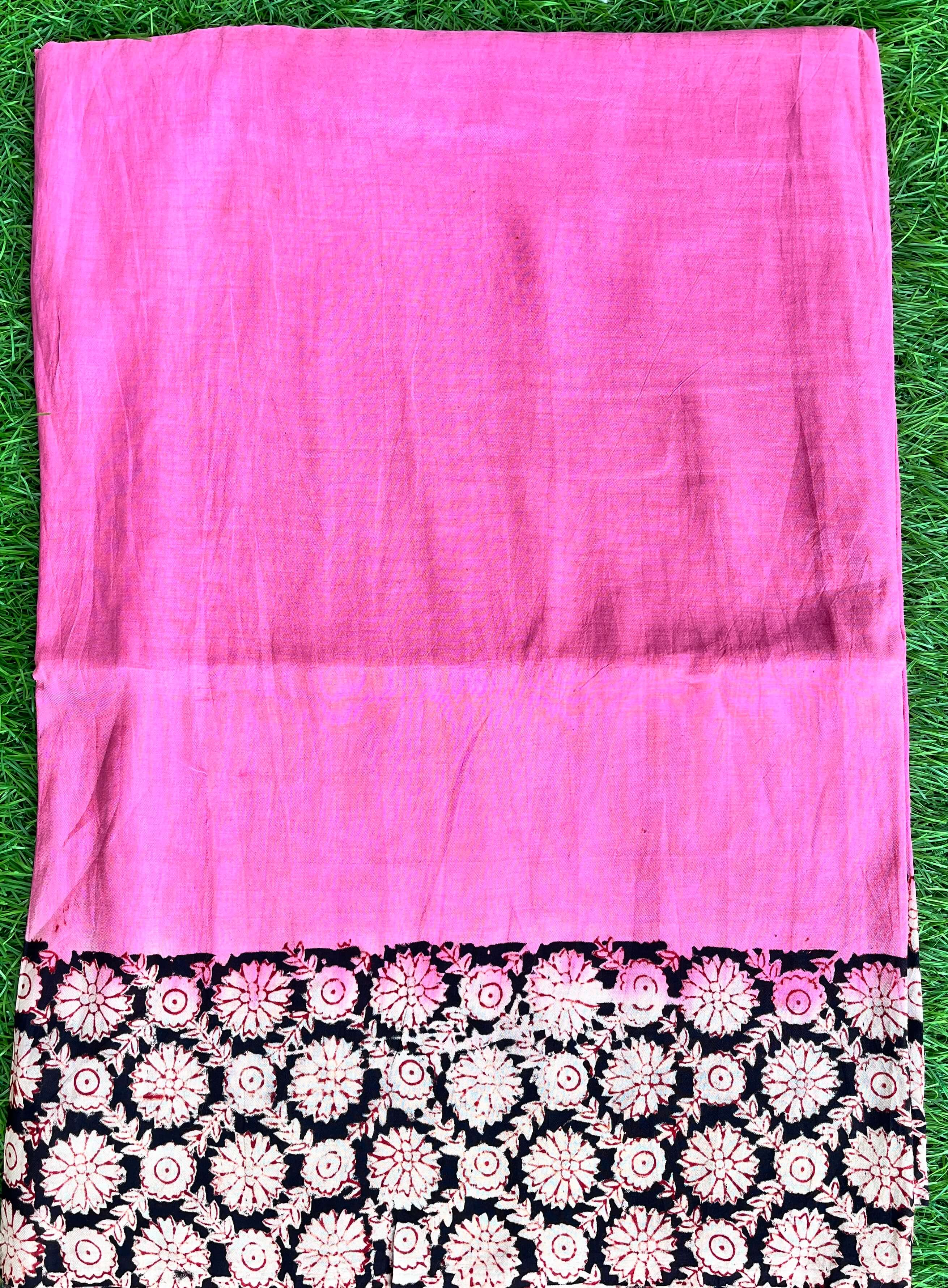 Tie & Dye Kalamkari Chenuri Silk Sarees – KHBTD-M116